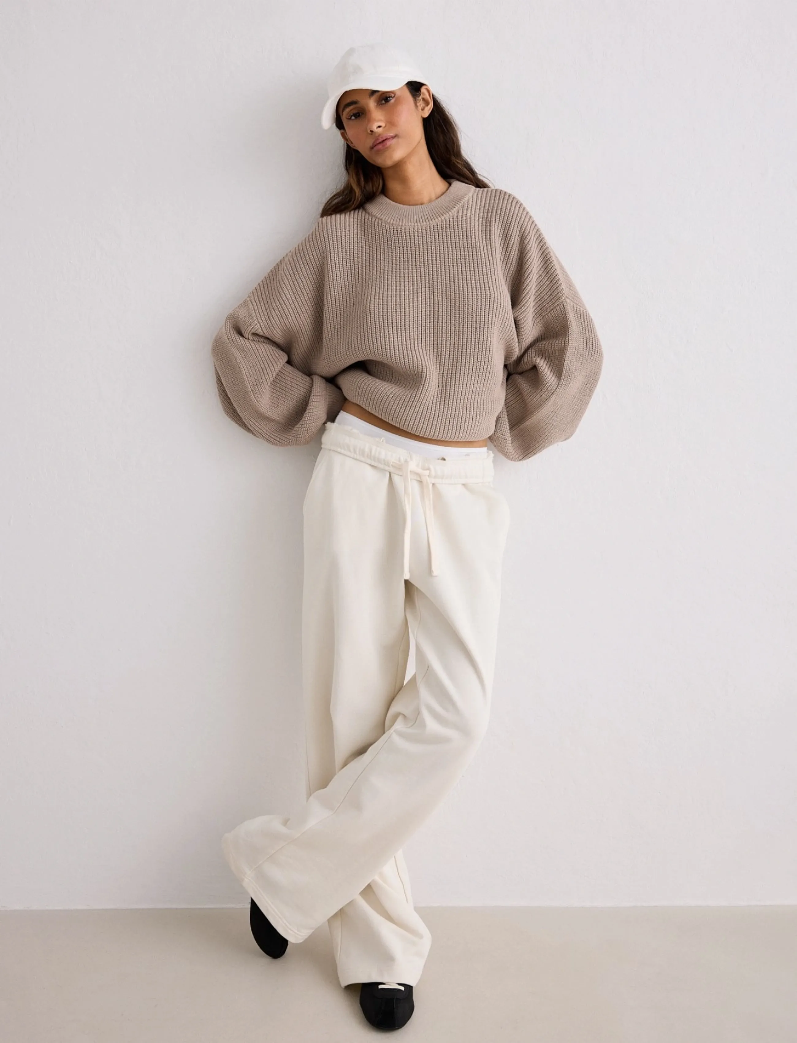 aim´n - Knitted Sweatshirt - sweatshirts - dark clay - 4
