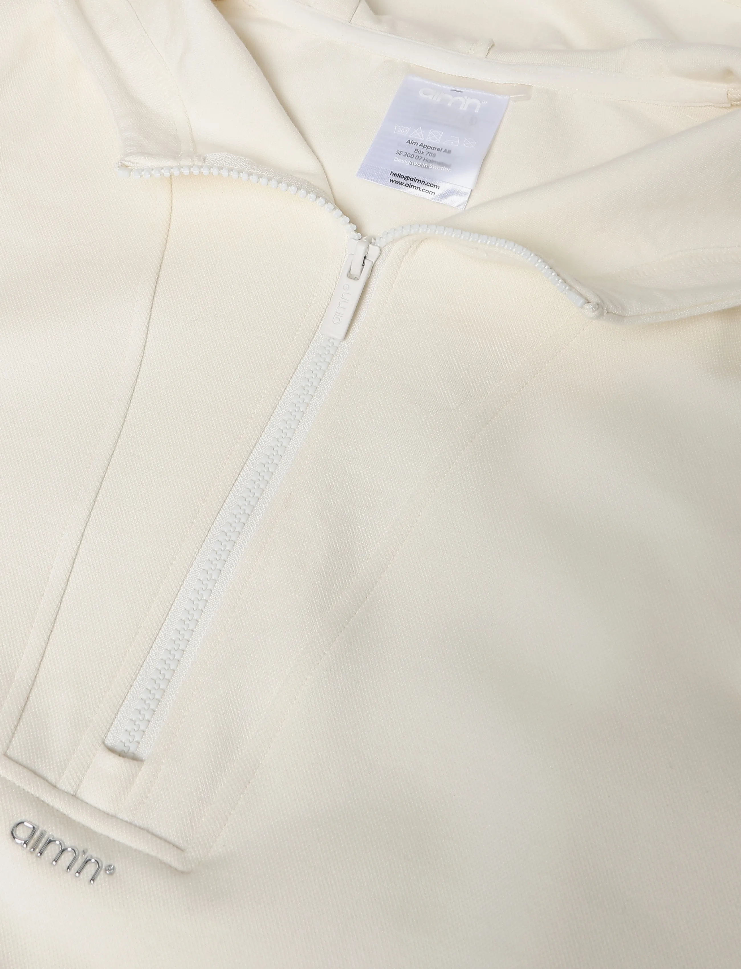 aim´n - Sportif Half Zip Hood - cream - 2
