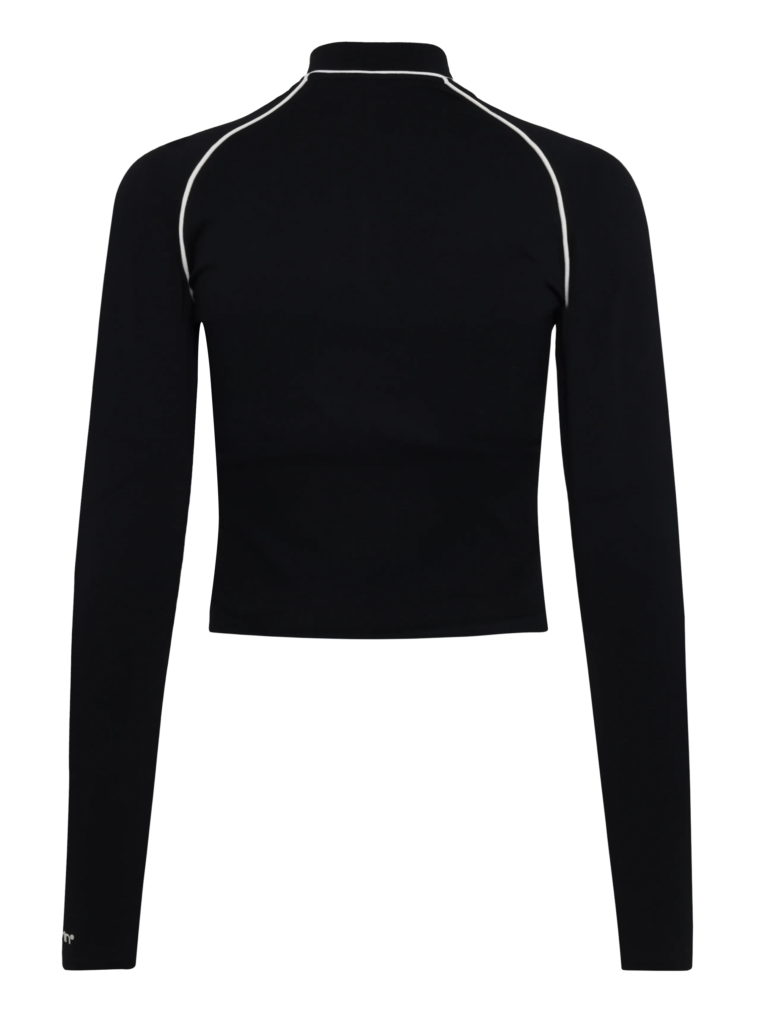aim´n - Shape Seamless Contrast Zip Jacket - training jackets - black - 2