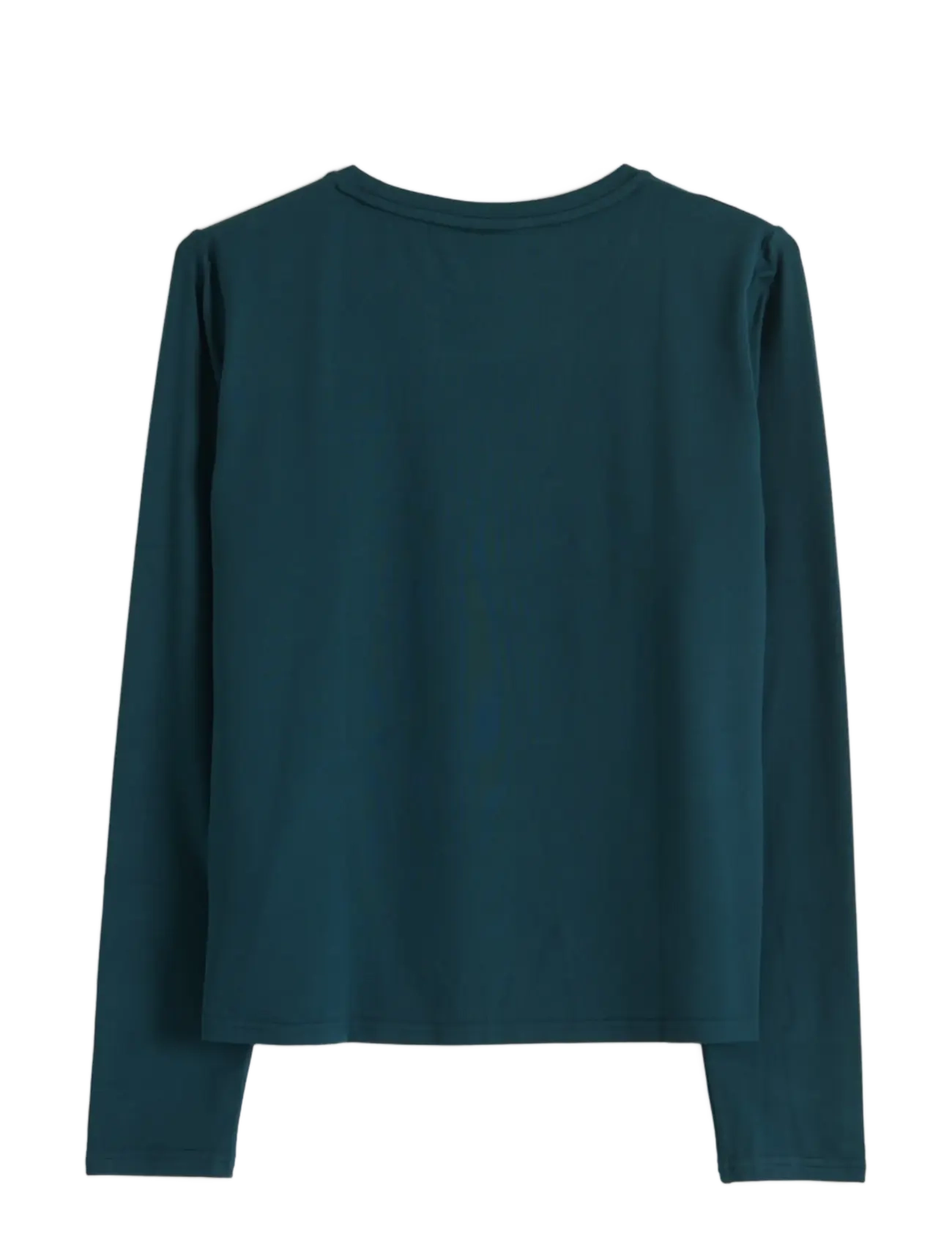 aim ́n Soft Basic Round-Neck Long Sleeve, Kvinder, Rundhalset Langærmet Top, Grøn, Str: XS