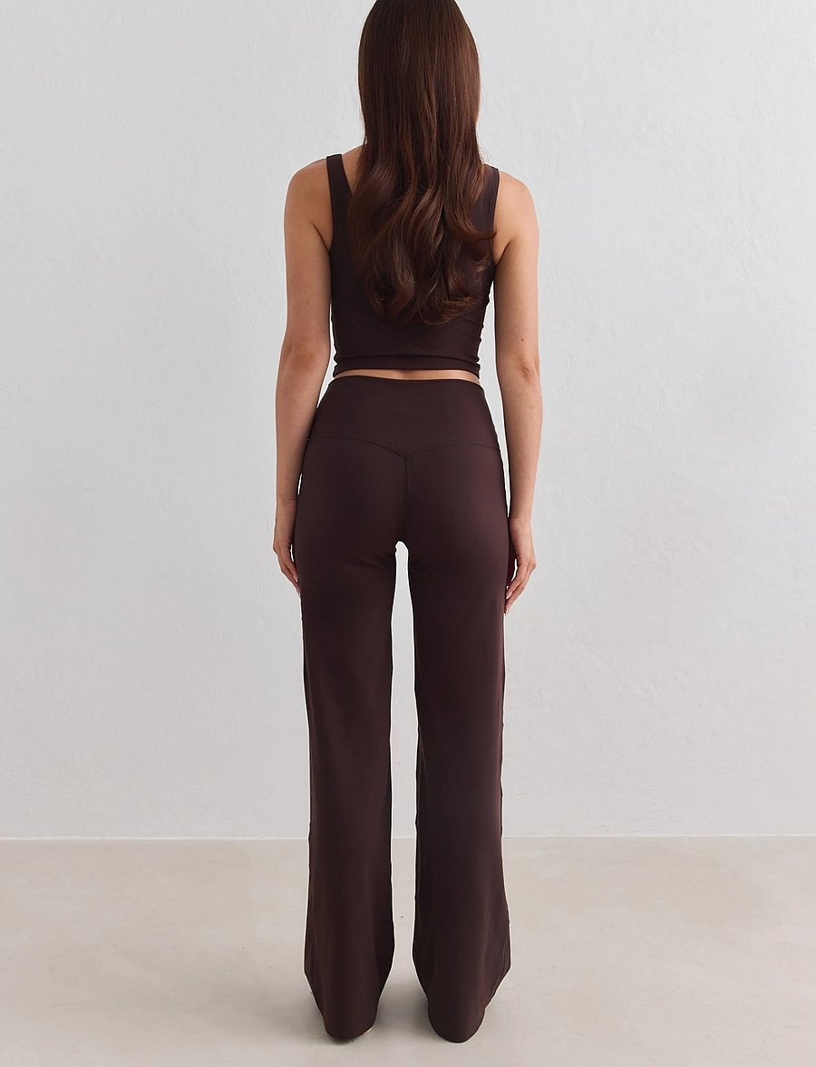 aim´n - Sense Straight Leg Tights - volle länge - chocolate - 4
