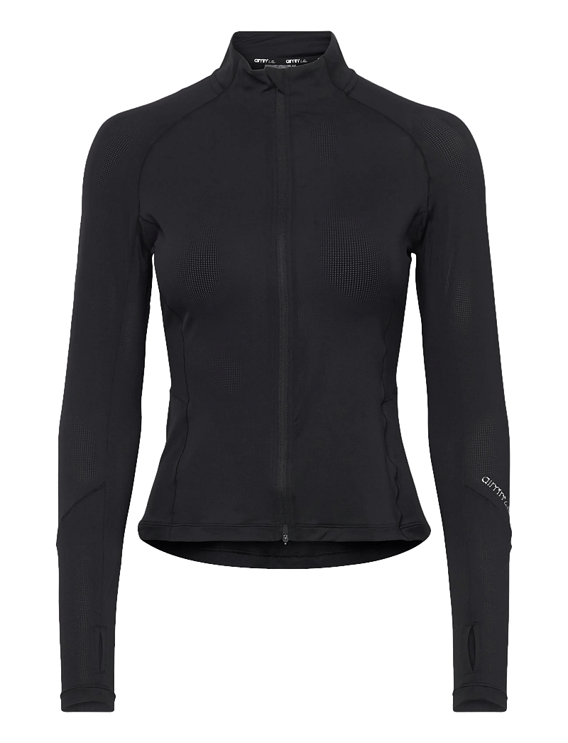 aim´n - Running Zip Long Sleeve - alussärgid - black - 0