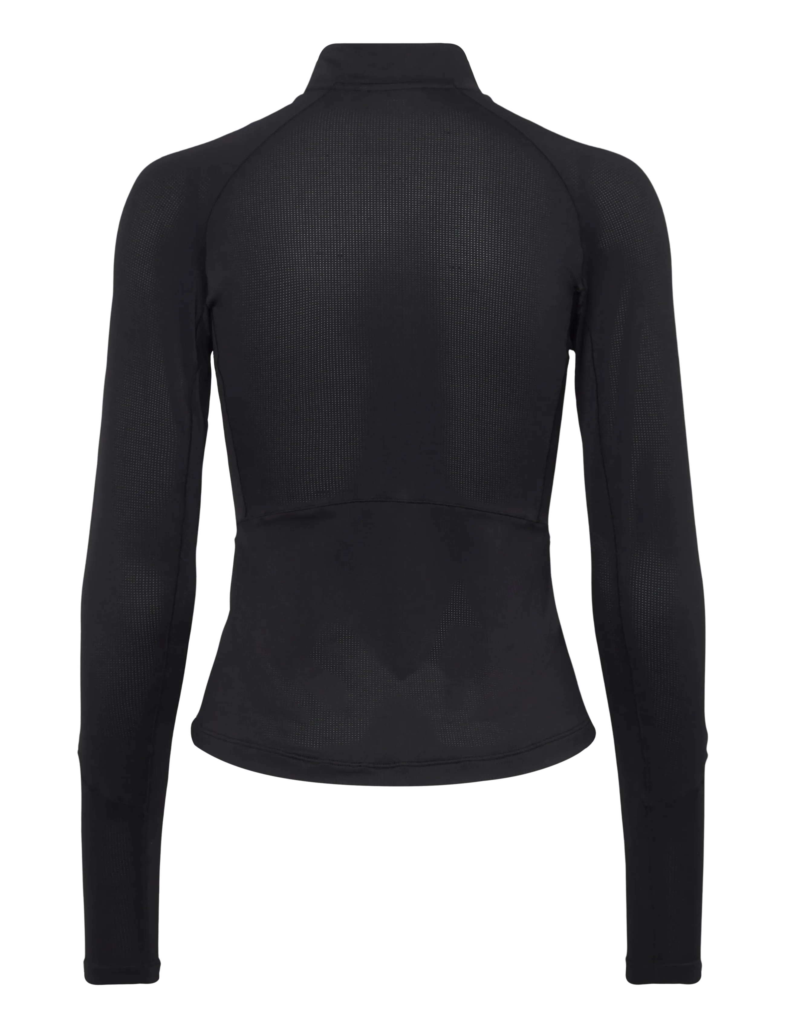 aim´n - Running Zip Long Sleeve - viršutinės dalies drabužiai - black - 1