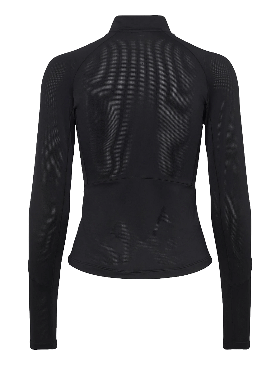 aim´n - Running Zip Long Sleeve - viršutinės dalies drabužiai - black - 1
