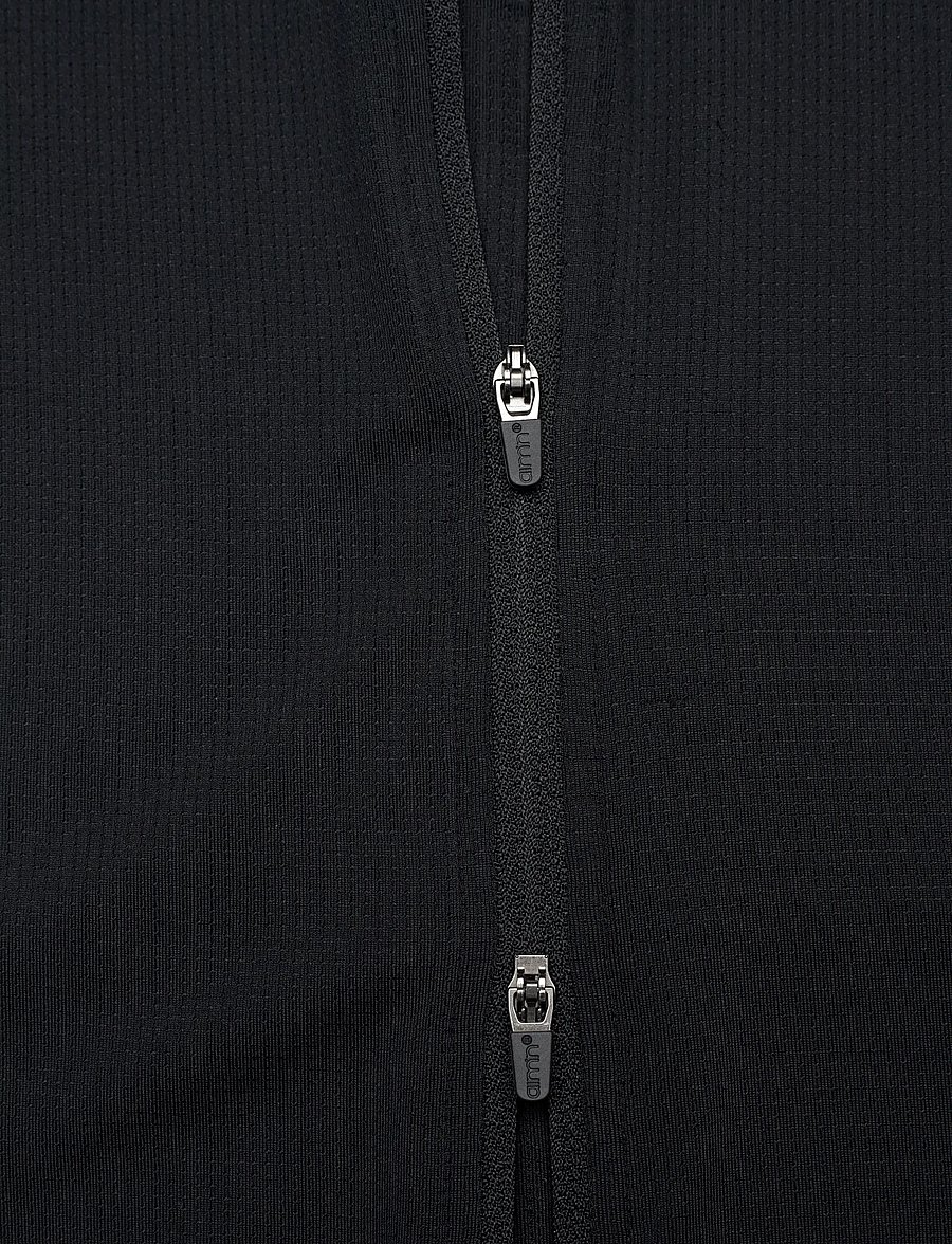 aim´n - Running Zip Long Sleeve - viršutinės dalies drabužiai - black - 3
