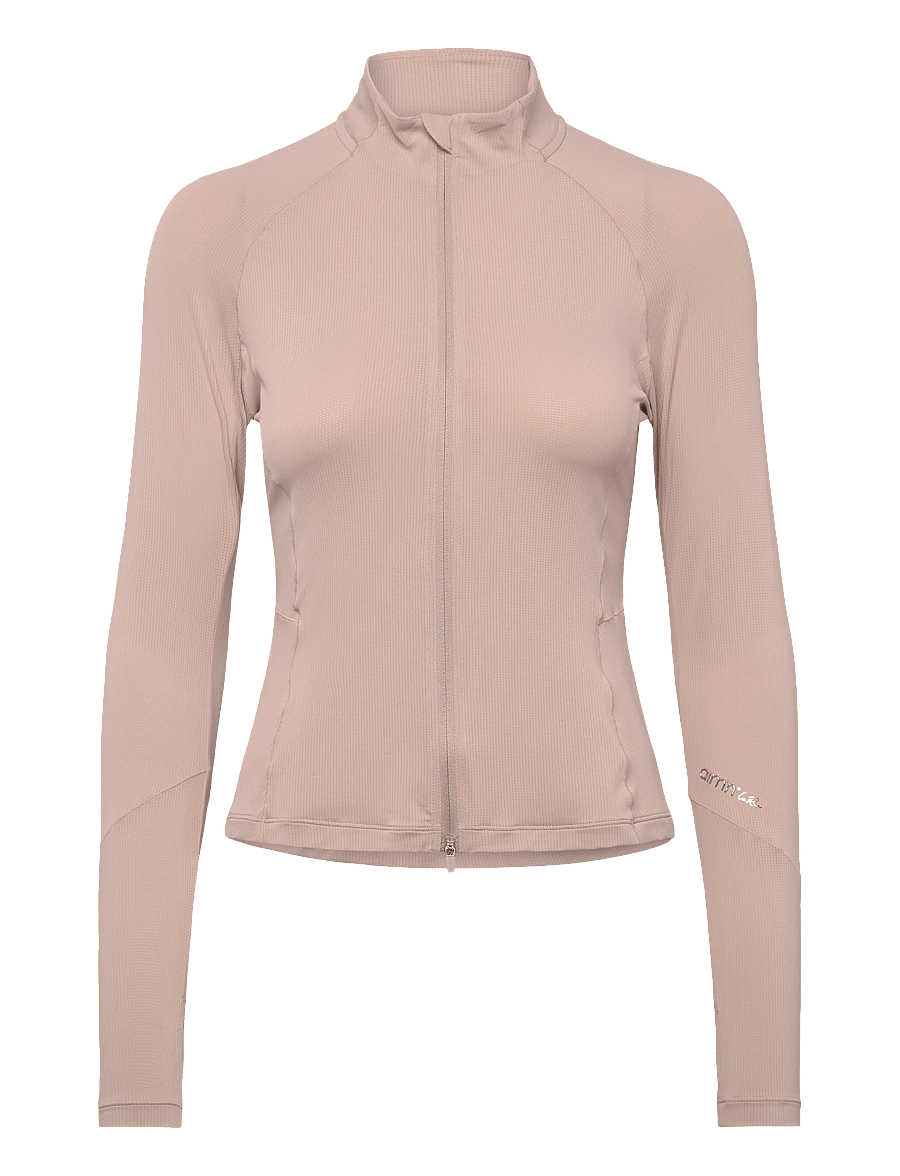 aim´n - Running Zip Long Sleeve - alussärgid - dark clay - 1
