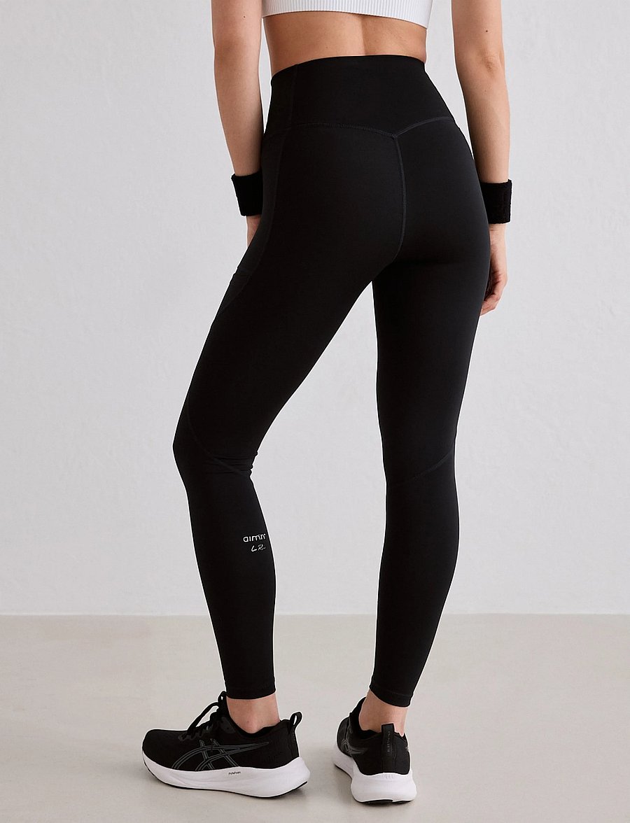 aim´n - Running Tights - fuld længde - black - 3