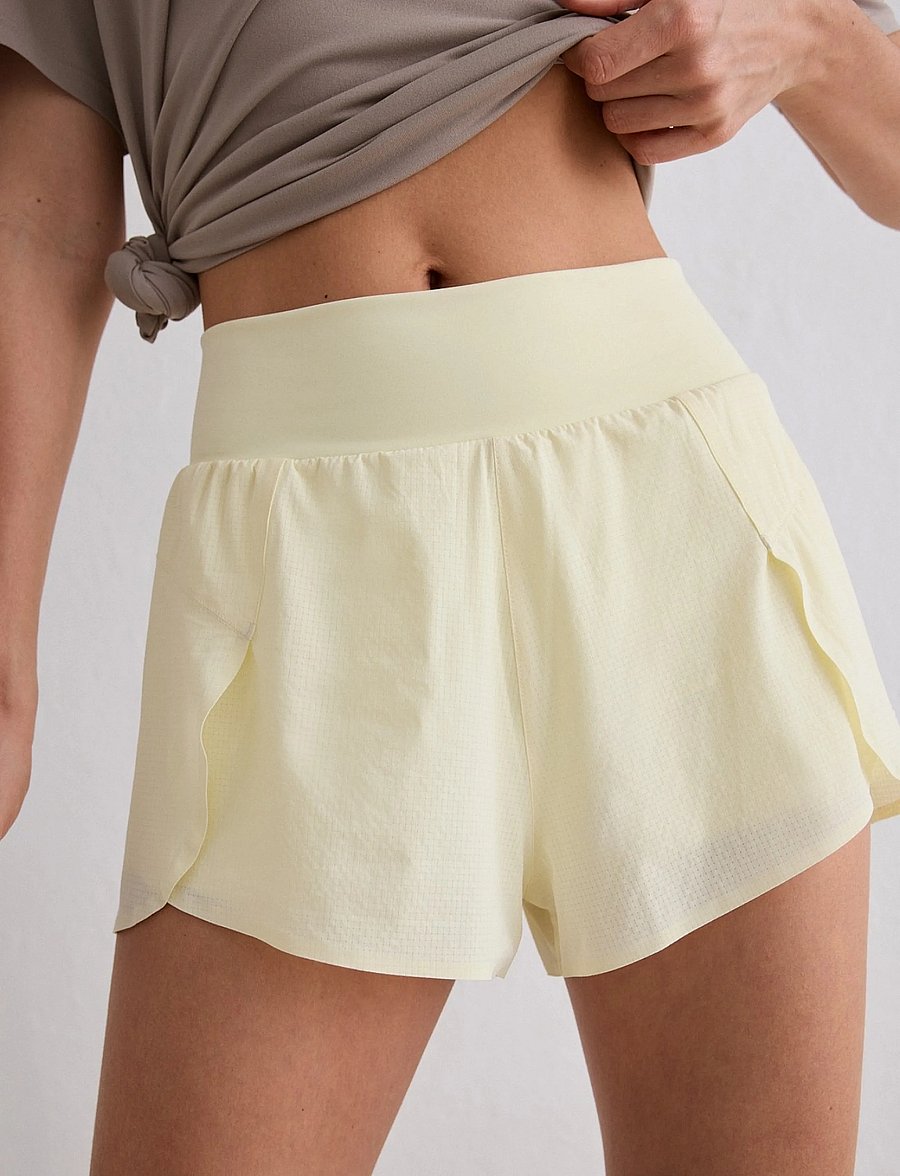 aim´n - Running Shorts - laufshorts - lemon white - 4