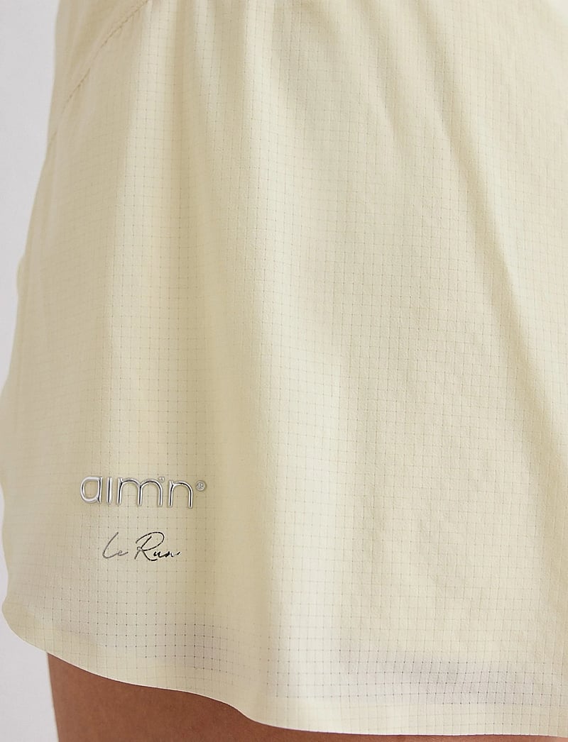 aim´n - Running Shorts - laufshorts - lemon white - 5