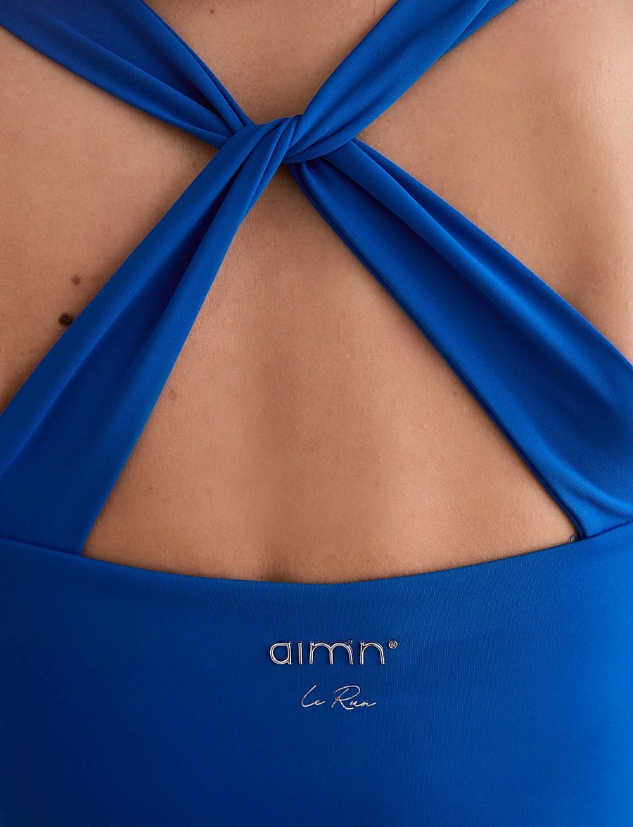 aim´n - Lunar Running Singlet - tank tops - azure - 3