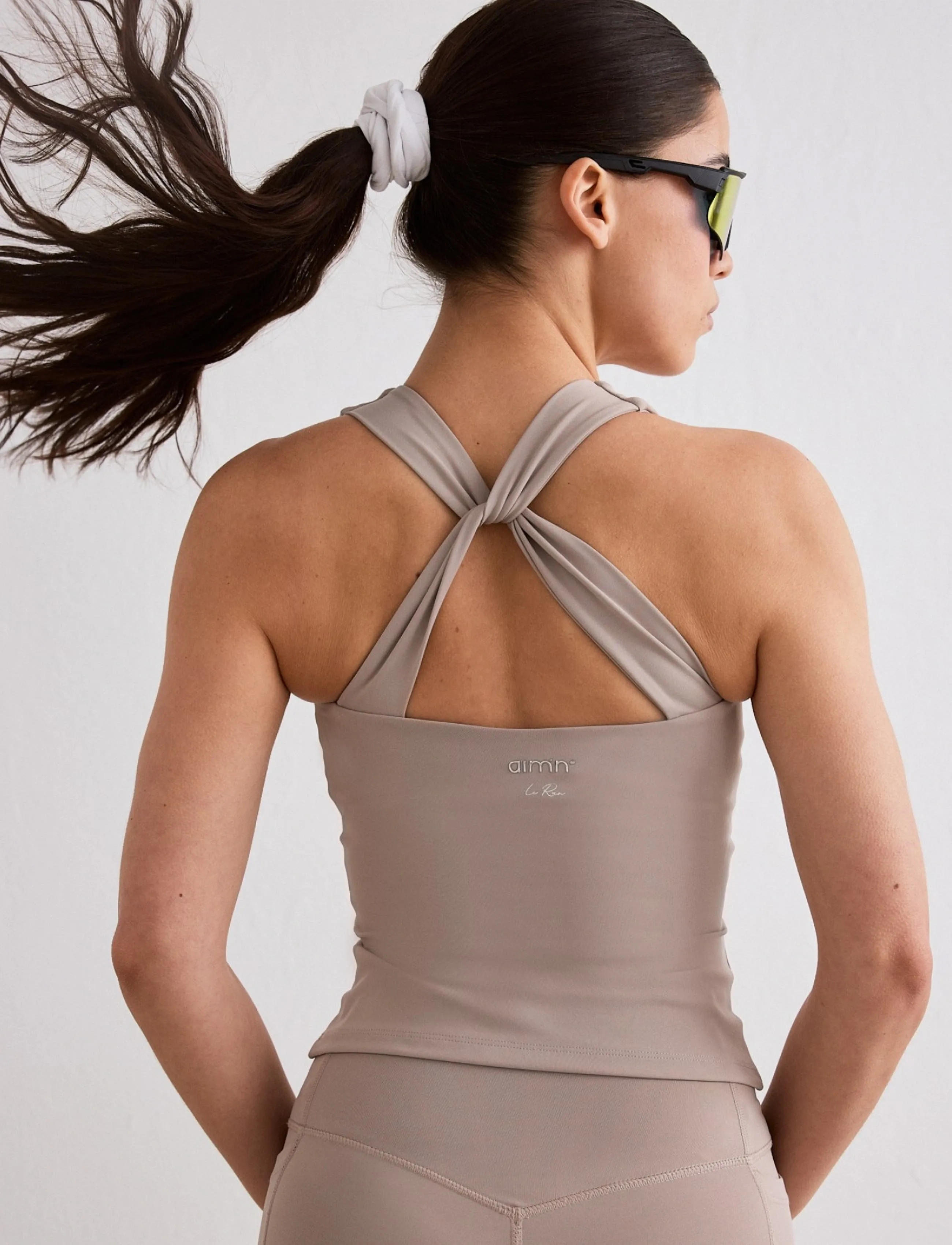 aim´n - Lunar Running Singlet - tank tops - dark clay - 3
