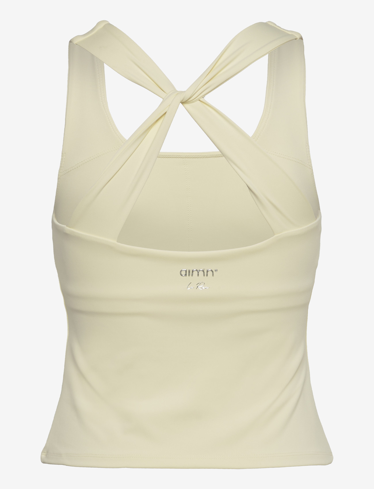 aim´n - Lunar Running Singlet - tanktops - lemon white - 2