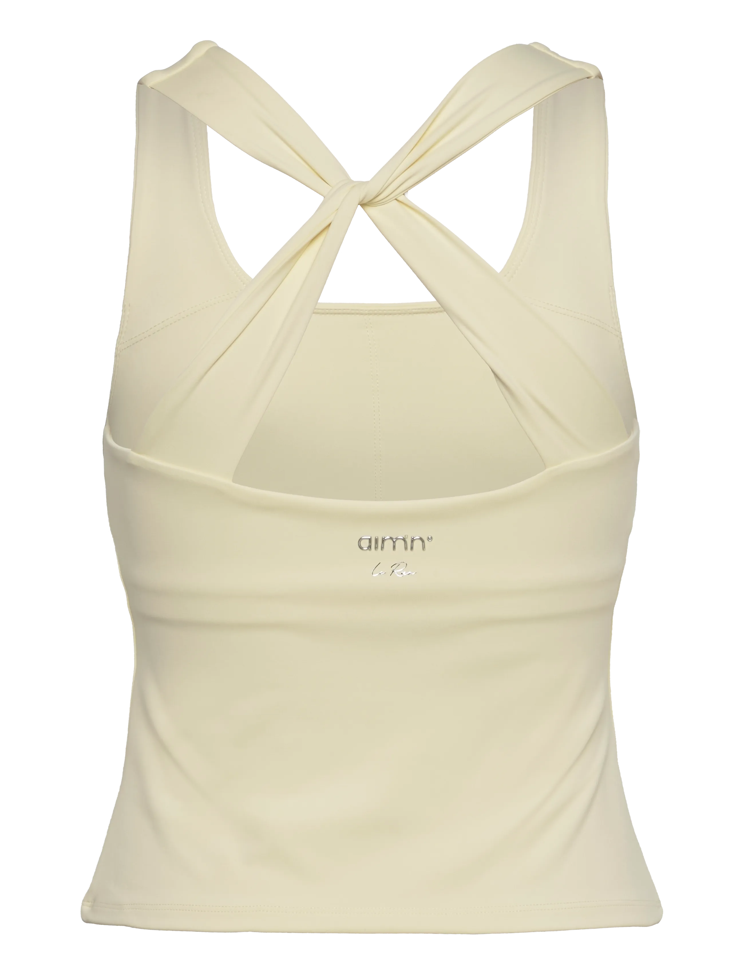 aim´n - Lunar Running Singlet - tank tops - lemon white - 2