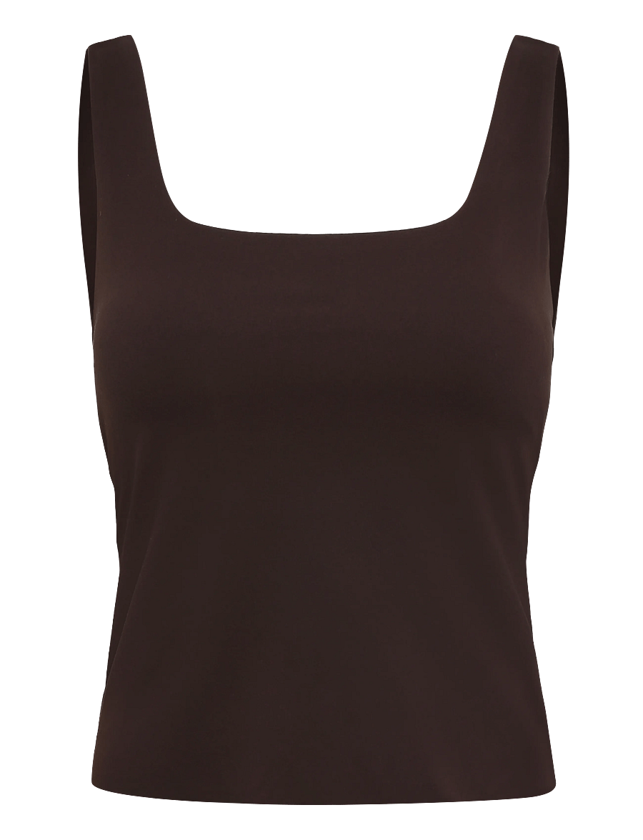 aim´n - Sense Singlet - Õlapaeltega pluusid - chocolate - 1