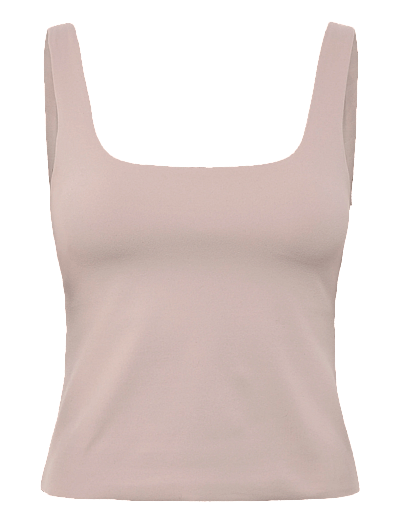 aim´n Sense Singlet - Toppar & T-shirts - DARK CLAY / beige