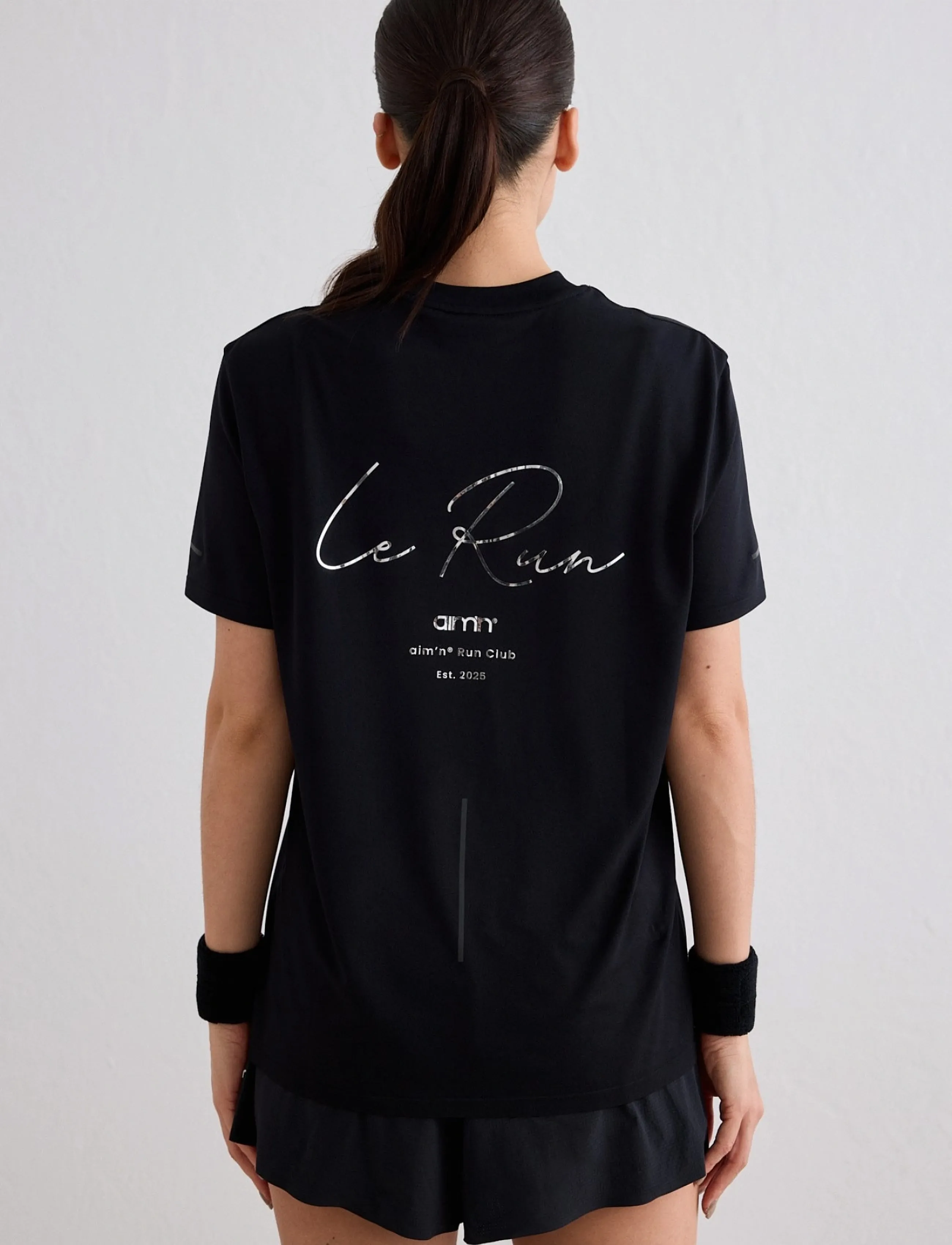 aim´n - Le Run Seamless Running T-shirt - t-shirts - black - 2