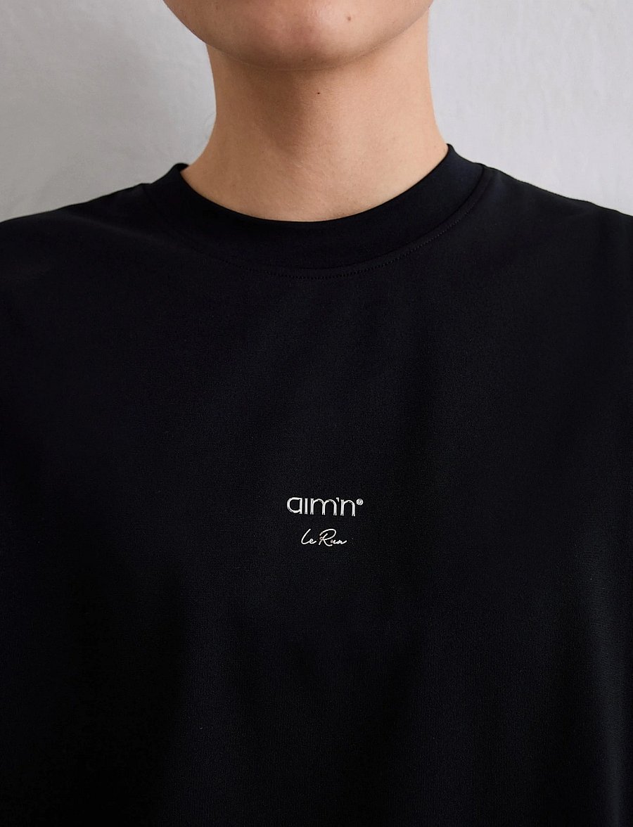 aim´n - Le Run Seamless Running T-shirt - t-shirts - black - 3