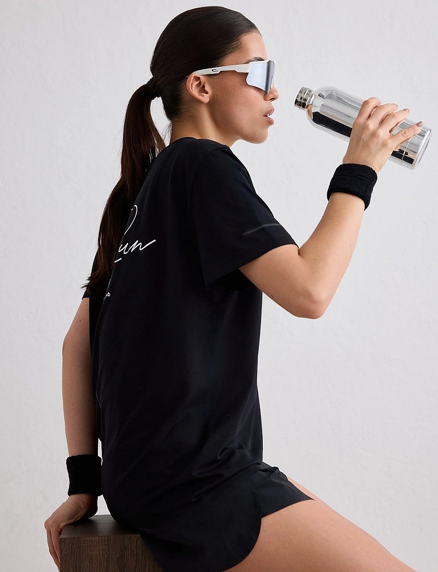 aim´n - Le Run Seamless Running T-shirt - t-shirts - black - 4