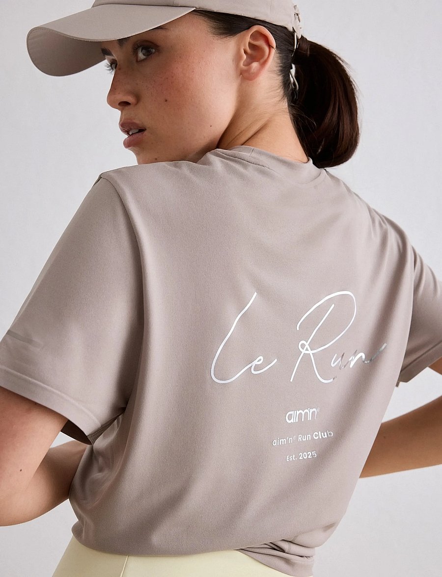 aim´n - Le Run Seamless Running T-shirt - t-skjorter - dark clay - 3