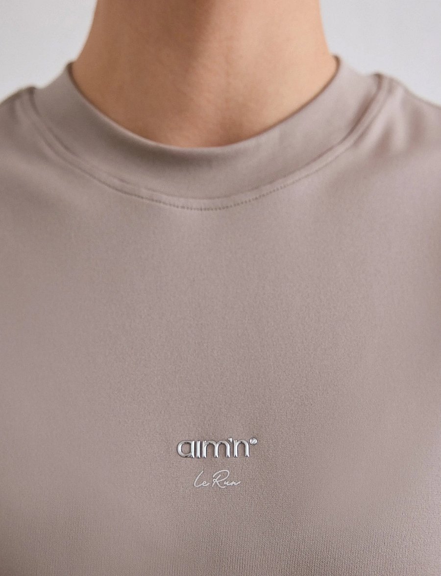 aim´n - Le Run Seamless Running T-shirt - t-skjorter - dark clay - 4