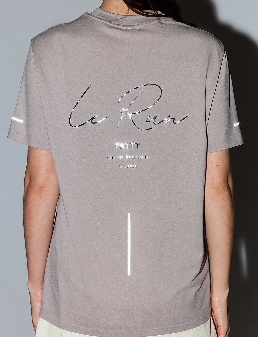 aim´n - Le Run Seamless Running T-shirt - t-skjorter - dark clay - 5