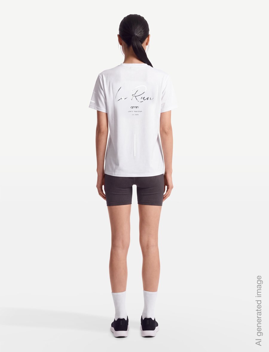 aim´n - Le Run Seamless Running T-shirt - t-shirts - white - 4