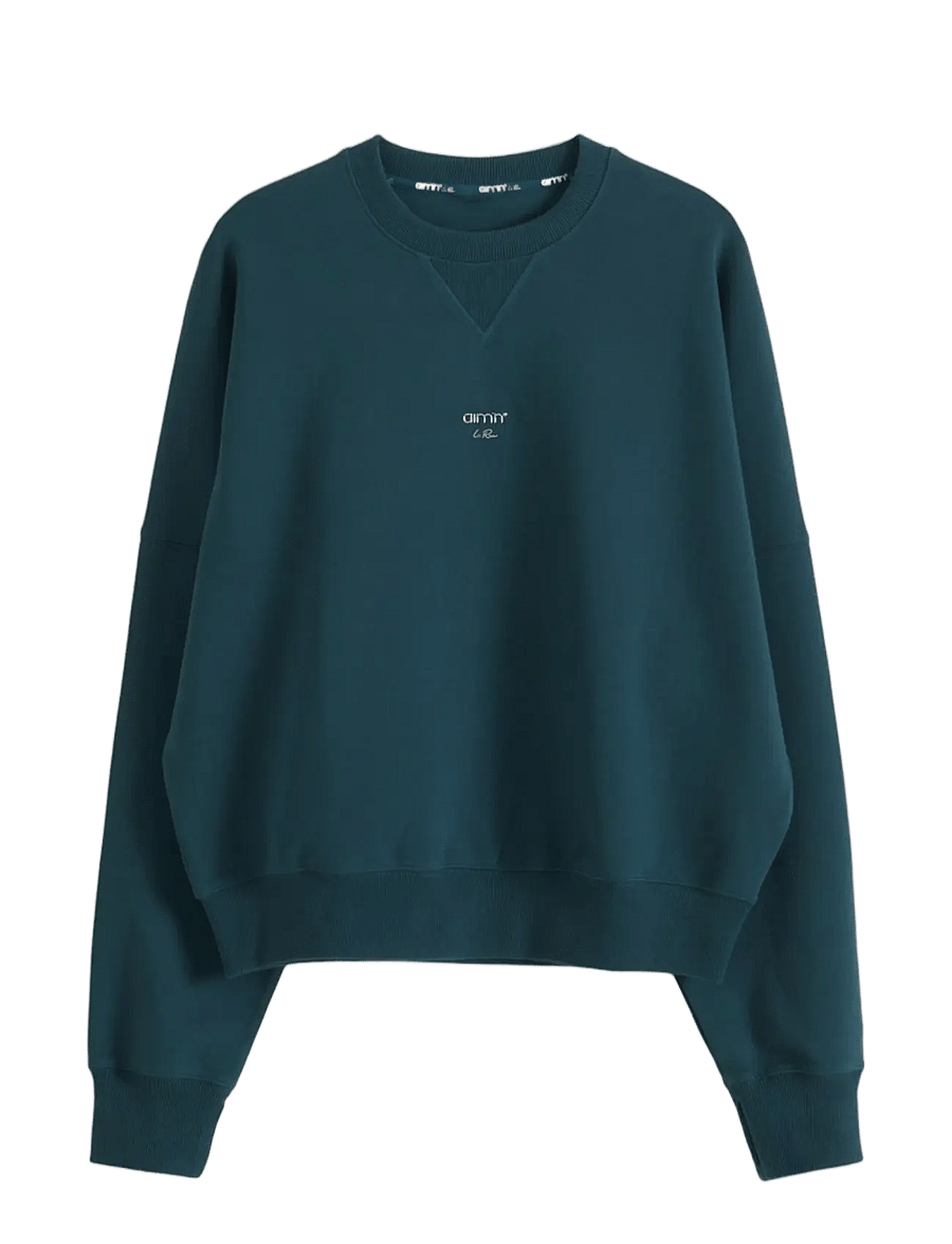 aim´n - Le Run Running Sweatshirt - sweatshirts - lagoon - 1