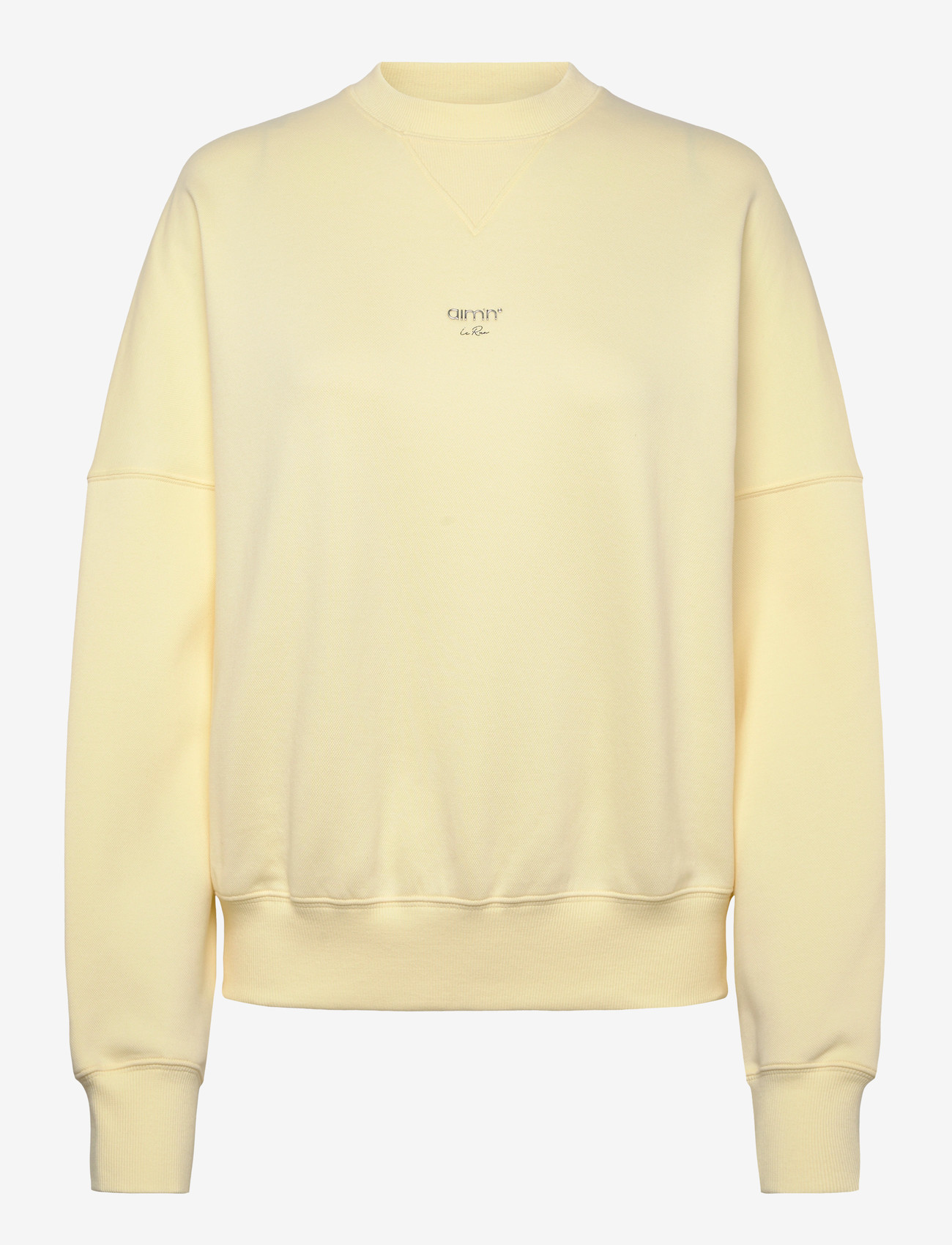 aim´n - Le Run Running Sweatshirt - sweatshirts - lemon white - 1