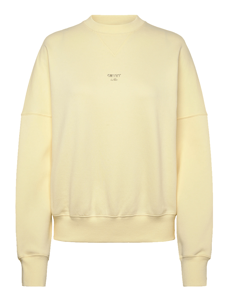 aim´n - Le Run Running Sweatshirt - sweatshirts - lemon white - 1