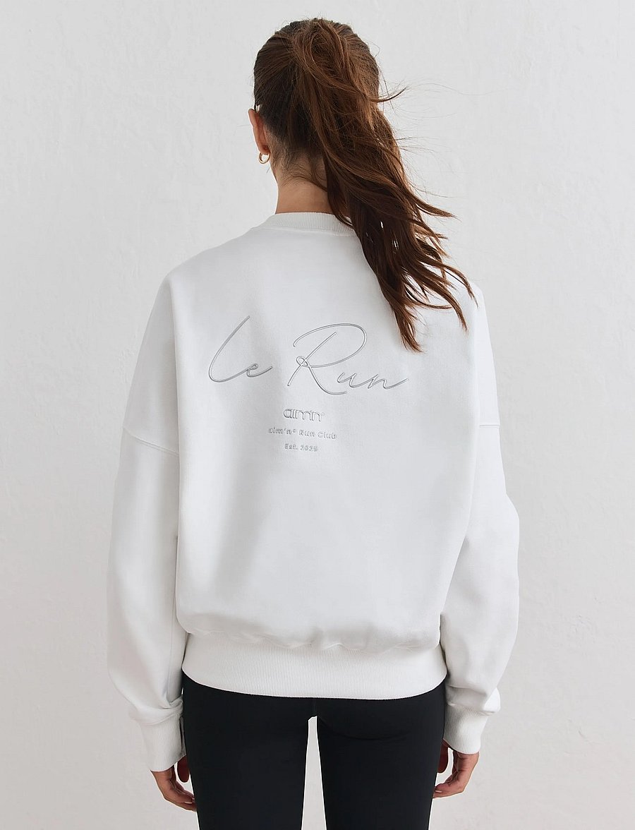 aim´n - Le Run Running Sweatshirt - sweatshirts - white - 3