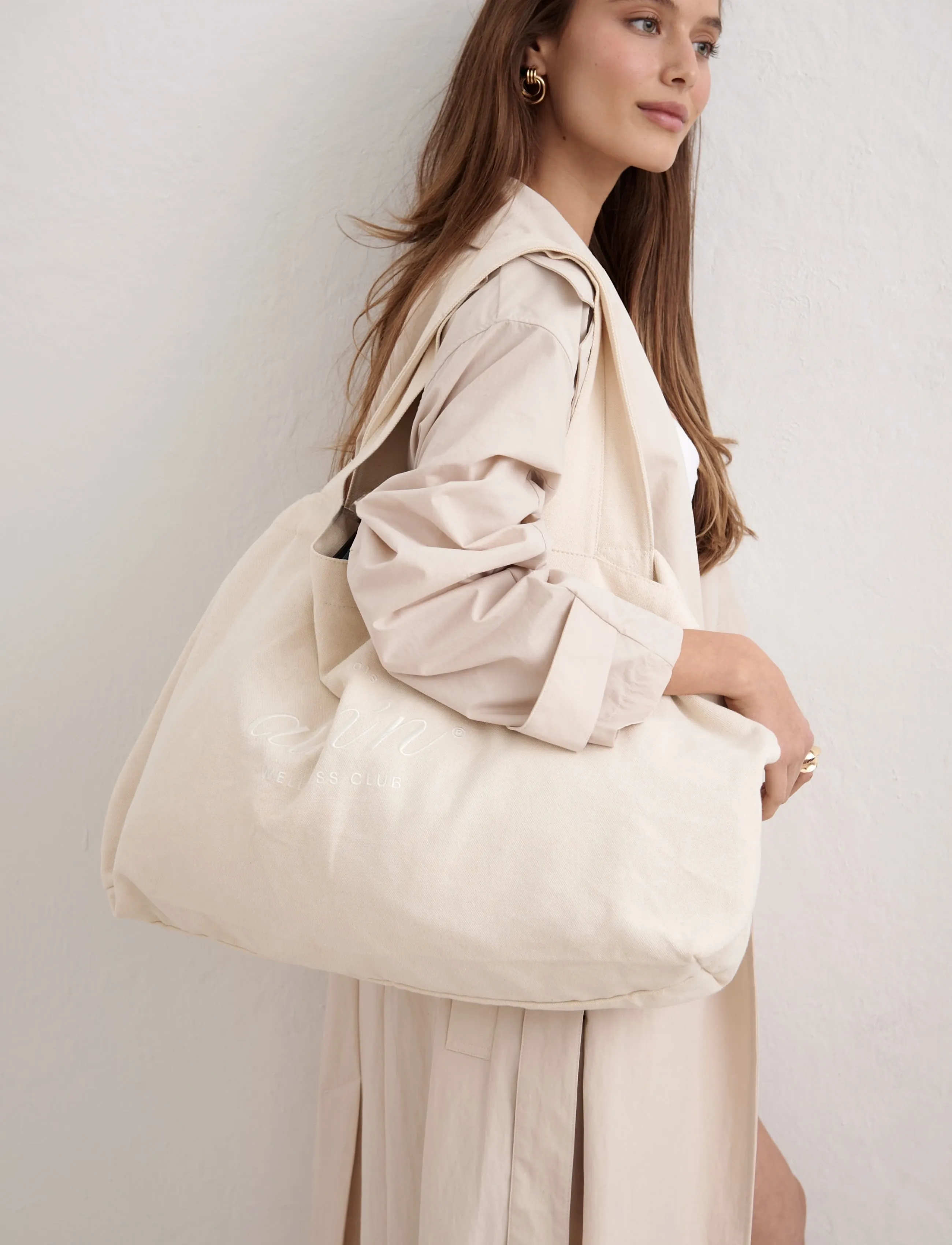 aim´n - Club Tote Bag - tragetaschen - sand - 4