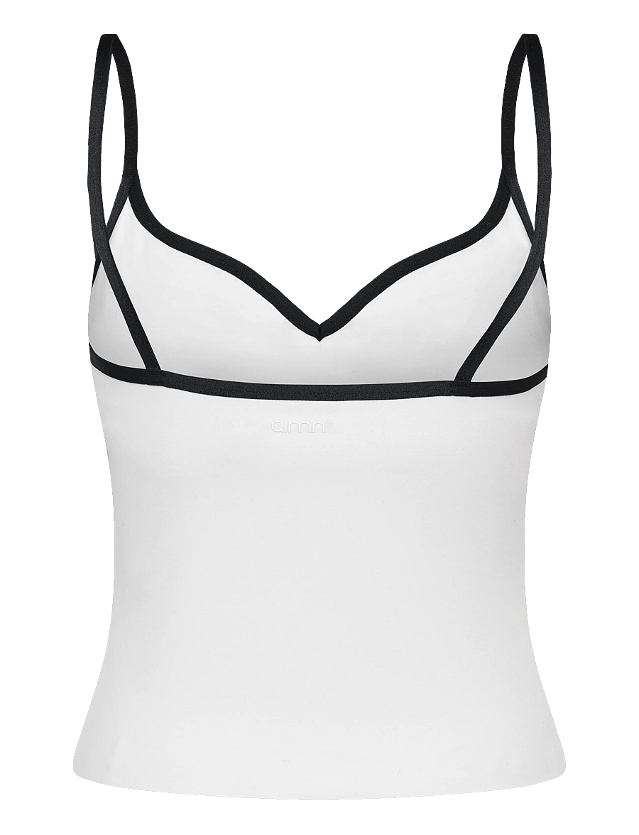aim´n - Sense Contour Singlet - tank tops - off white - 2
