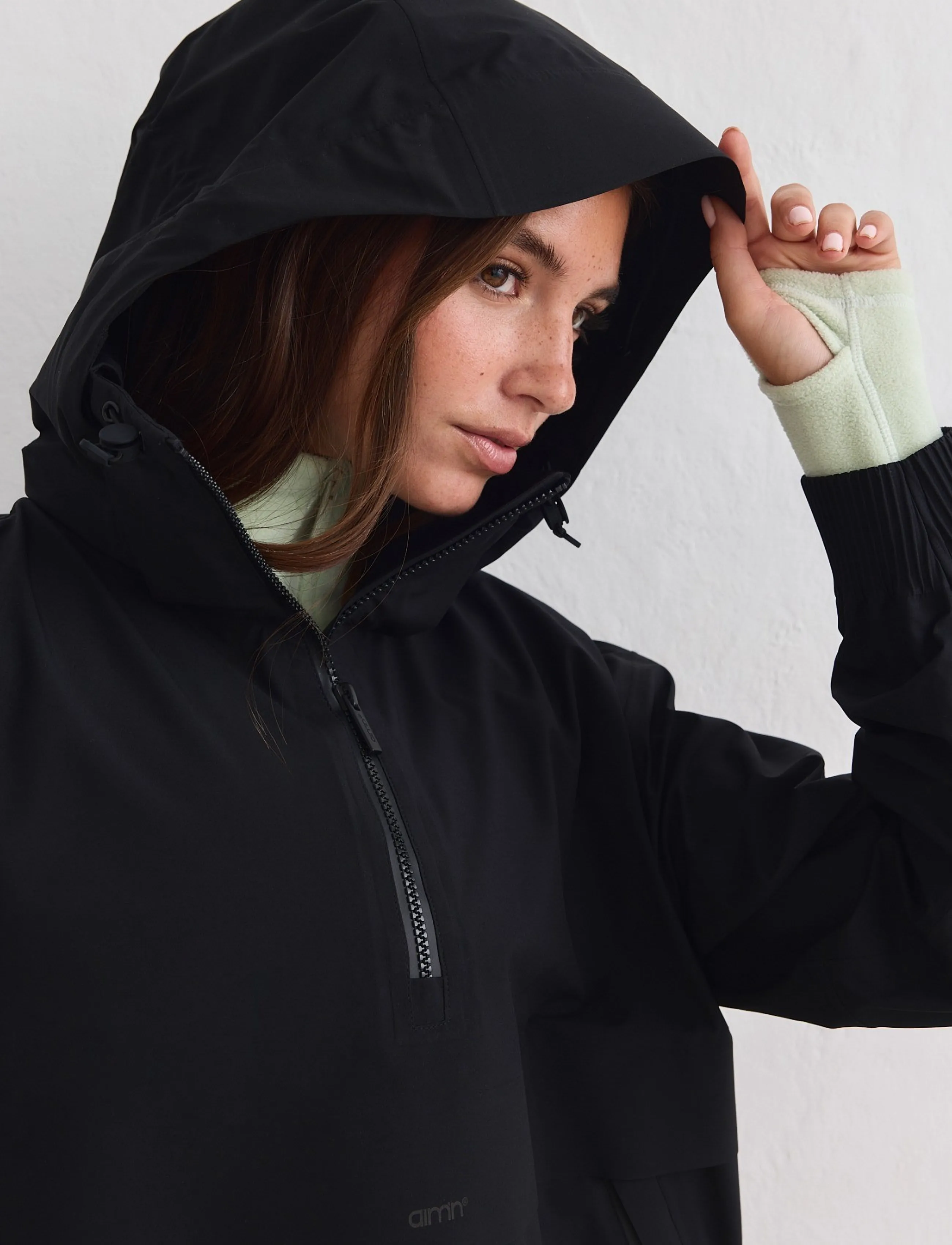 Aimn Waterproof Stretch Anorak windbreakerjackor dam – bild 6