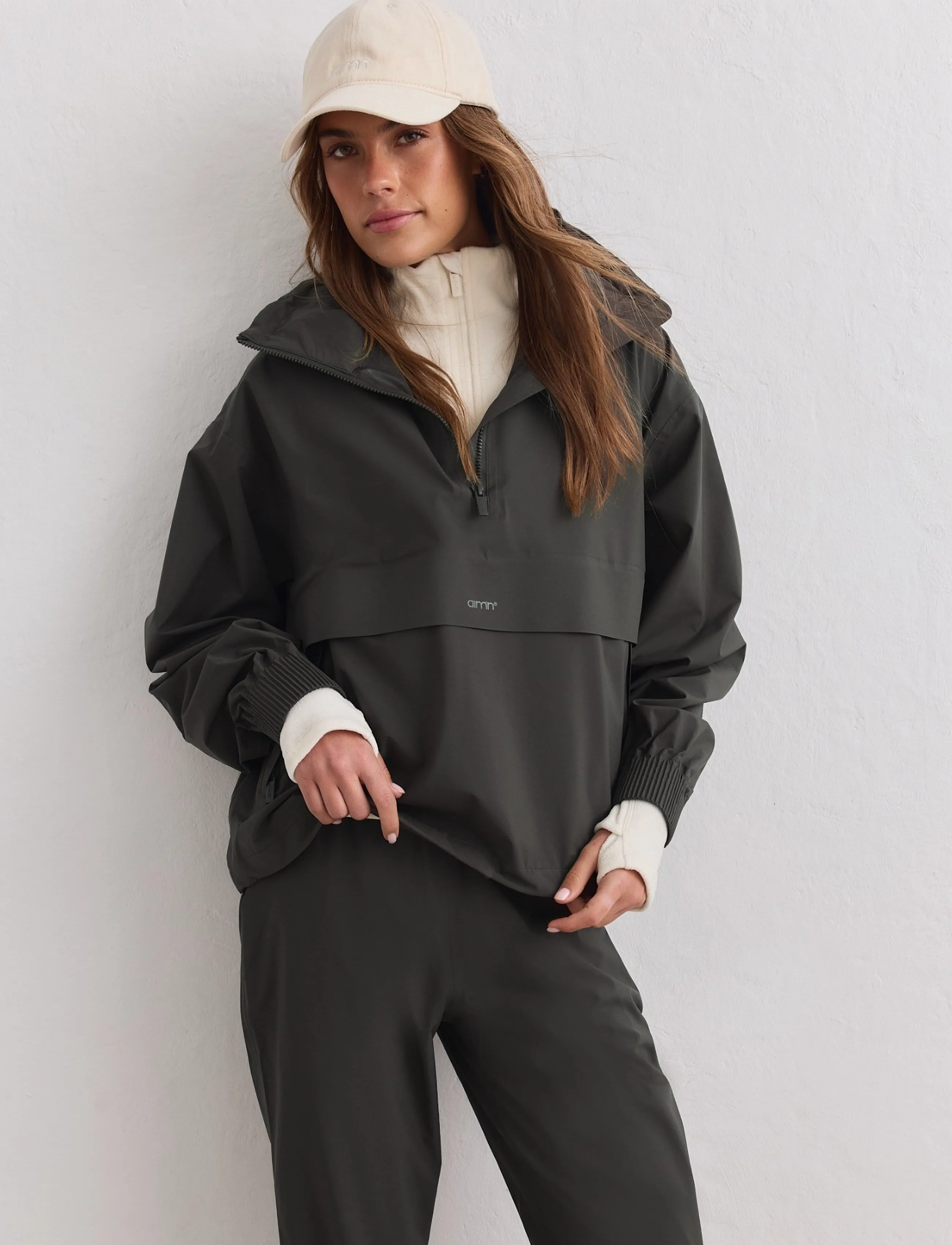 aim´n Waterproof Stretch Anorak - Anorakker - DARK IVY / green