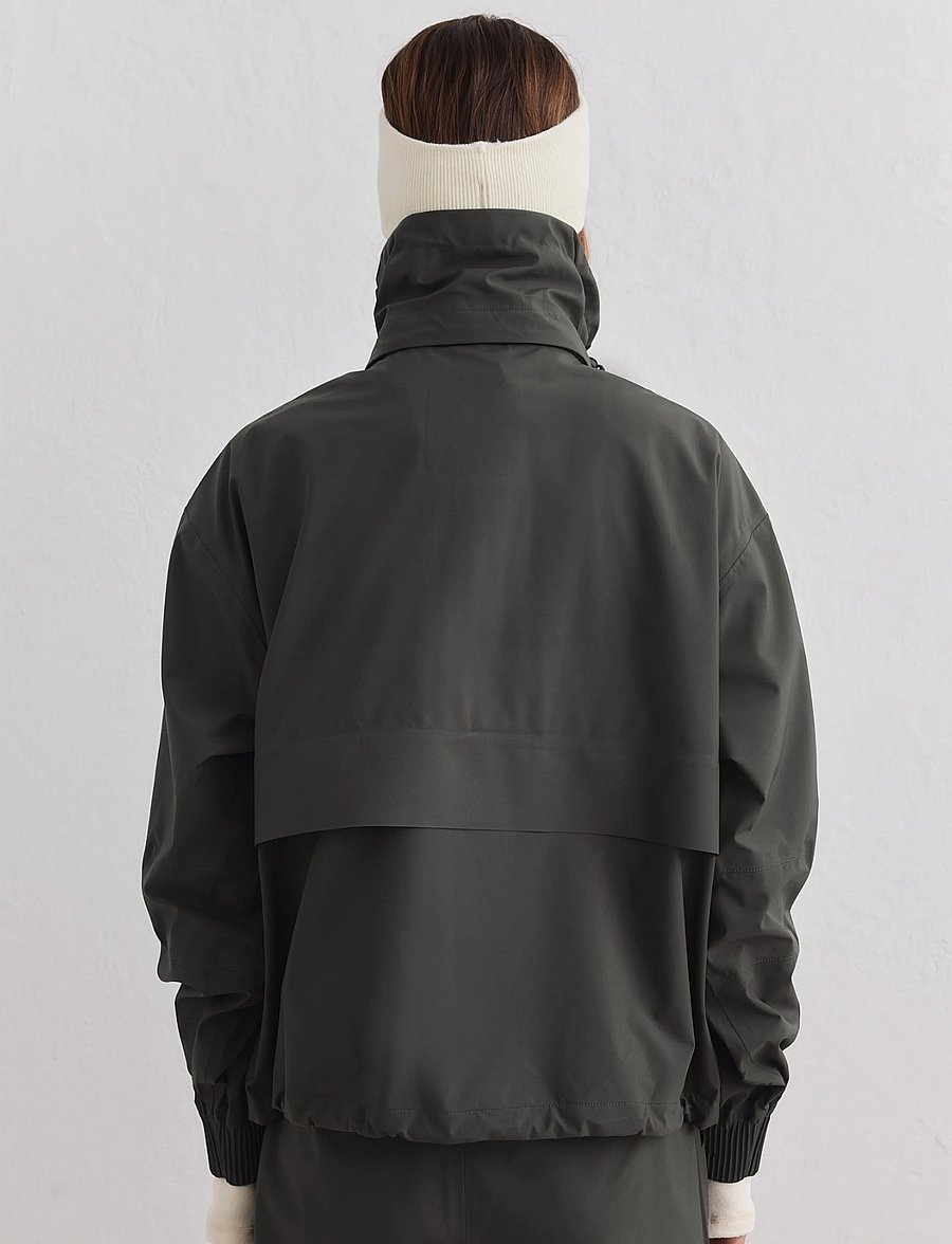 aim´n - Waterproof Stretch Anorak - anoraks - dark ivy - 3