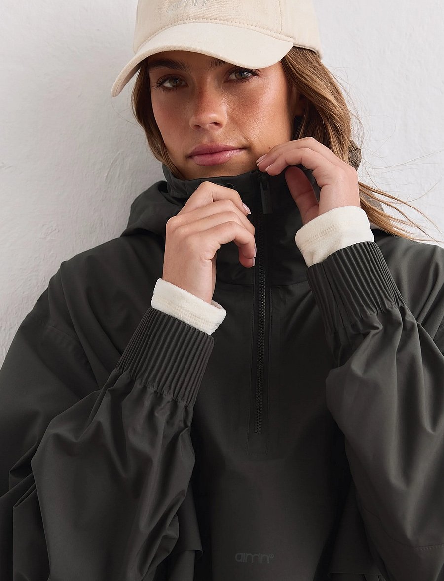 aim´n - Waterproof Stretch Anorak - anoraks - dark ivy - 5