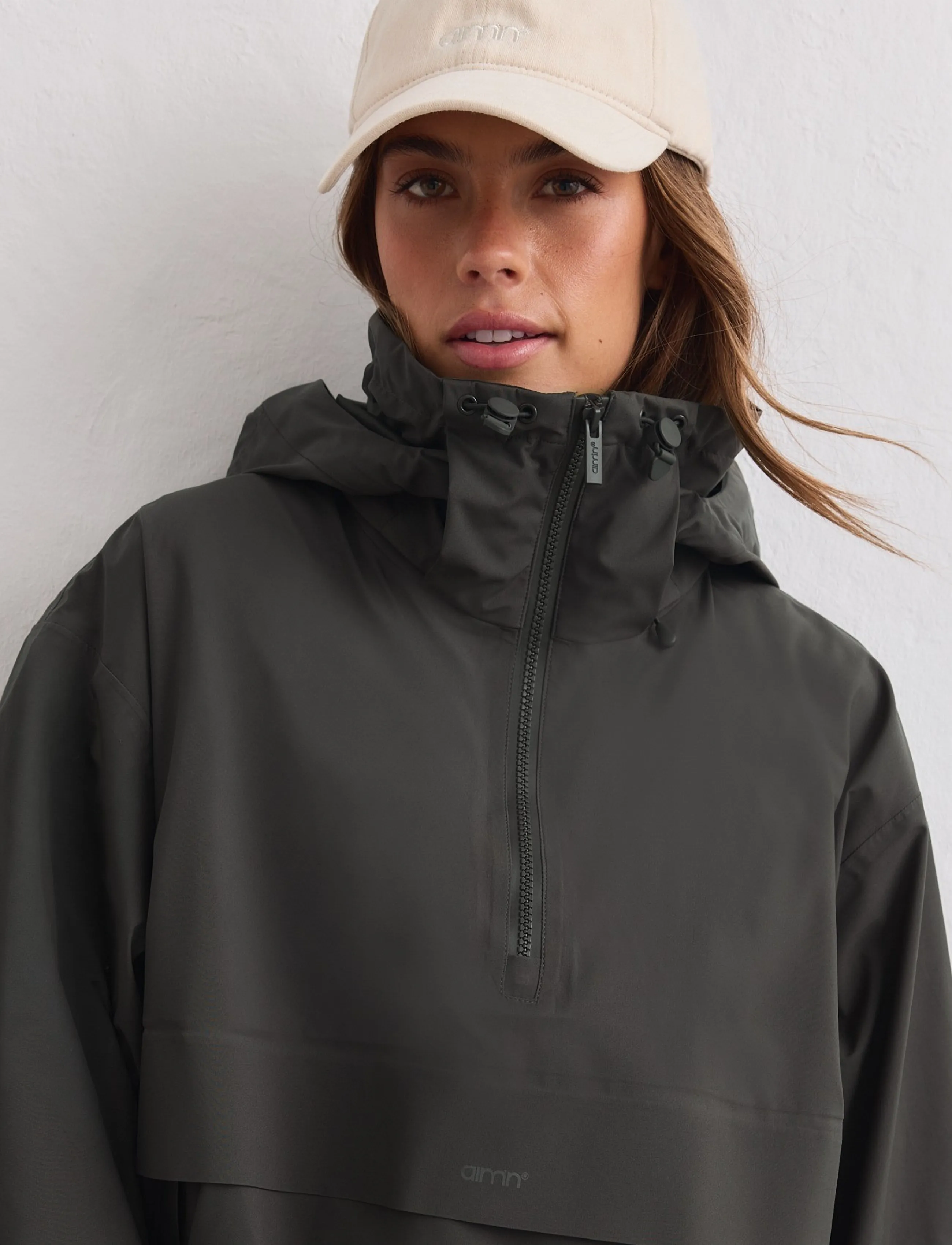 Aimn Waterproof Stretch Anorak windbreakerjackor dam – bild 5
