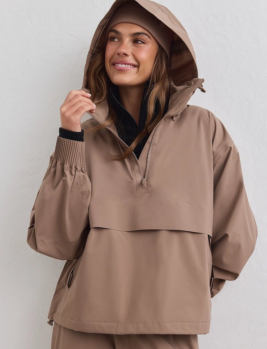 aim´n - Waterproof Stretch Anorak - anoraks - hazelnut - 0