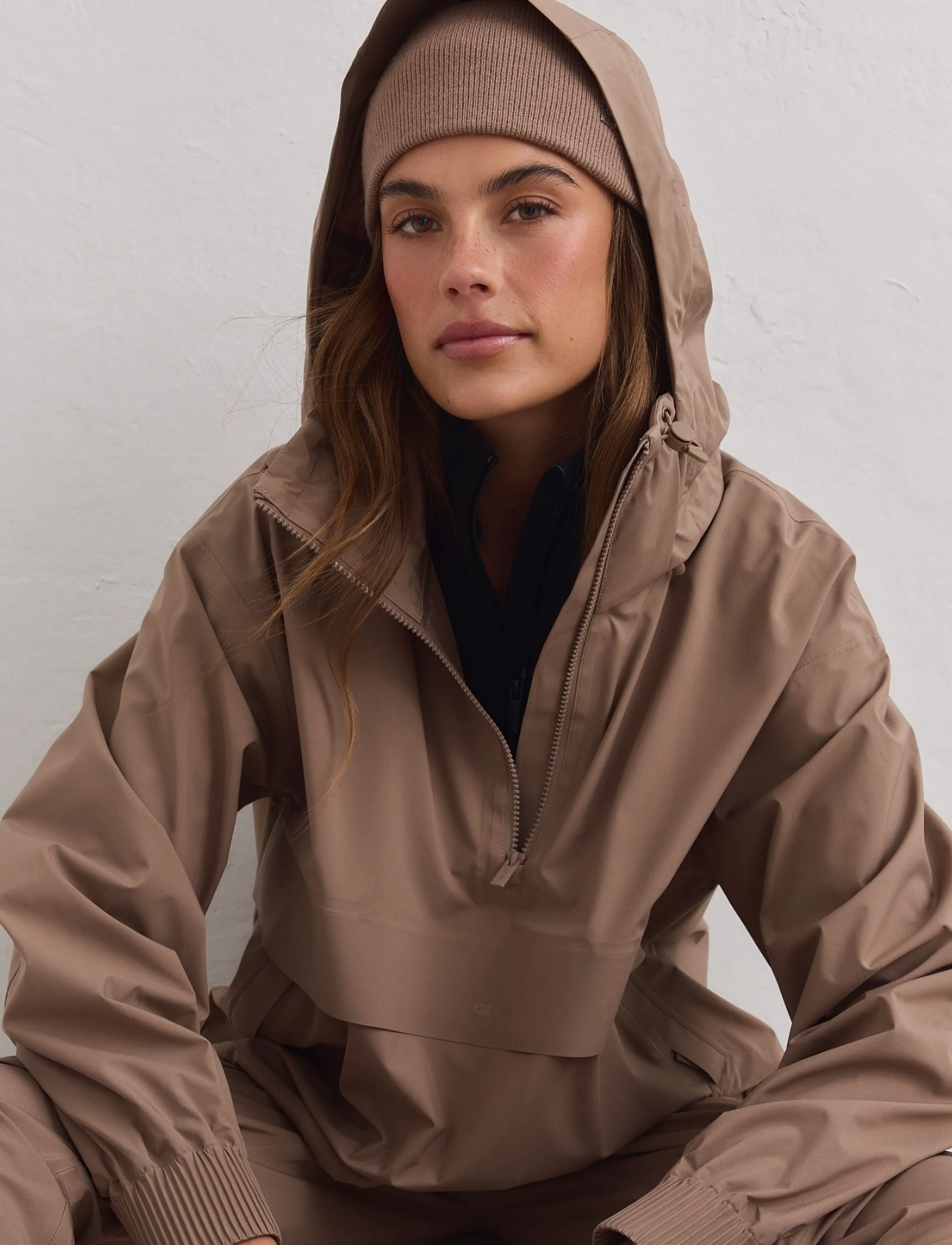 Aimn Waterproof Stretch Anorak windbreakerjackor dam – bild 6