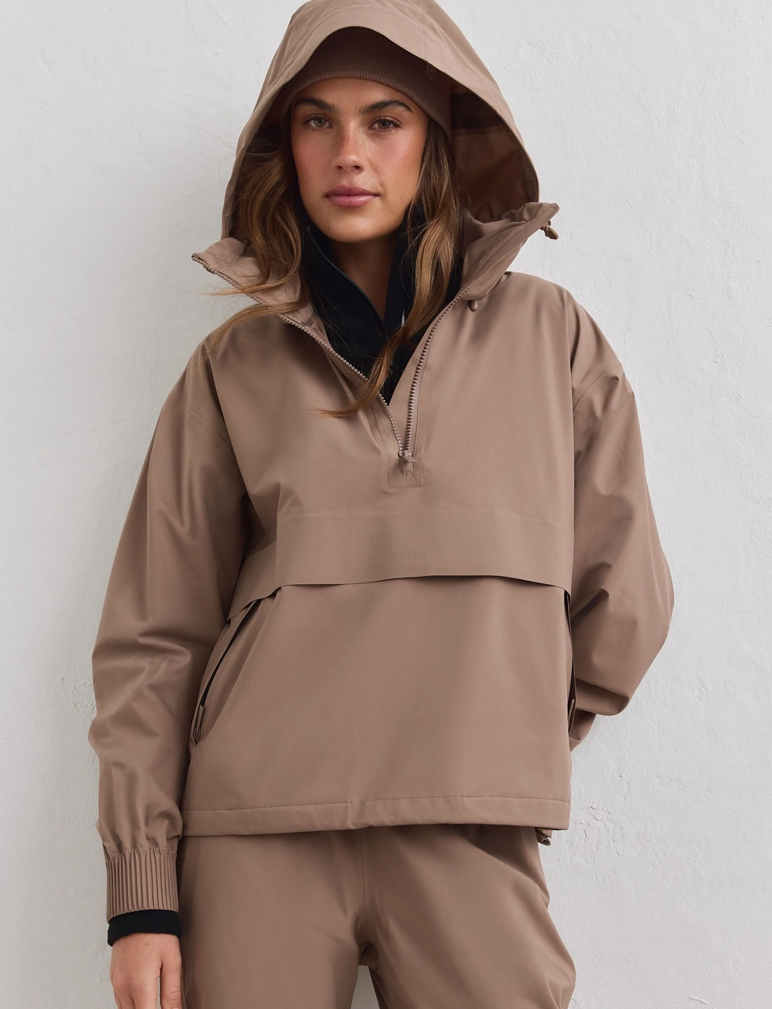 Aimn Waterproof Stretch Anorak windbreakerjackor dam – bild 7