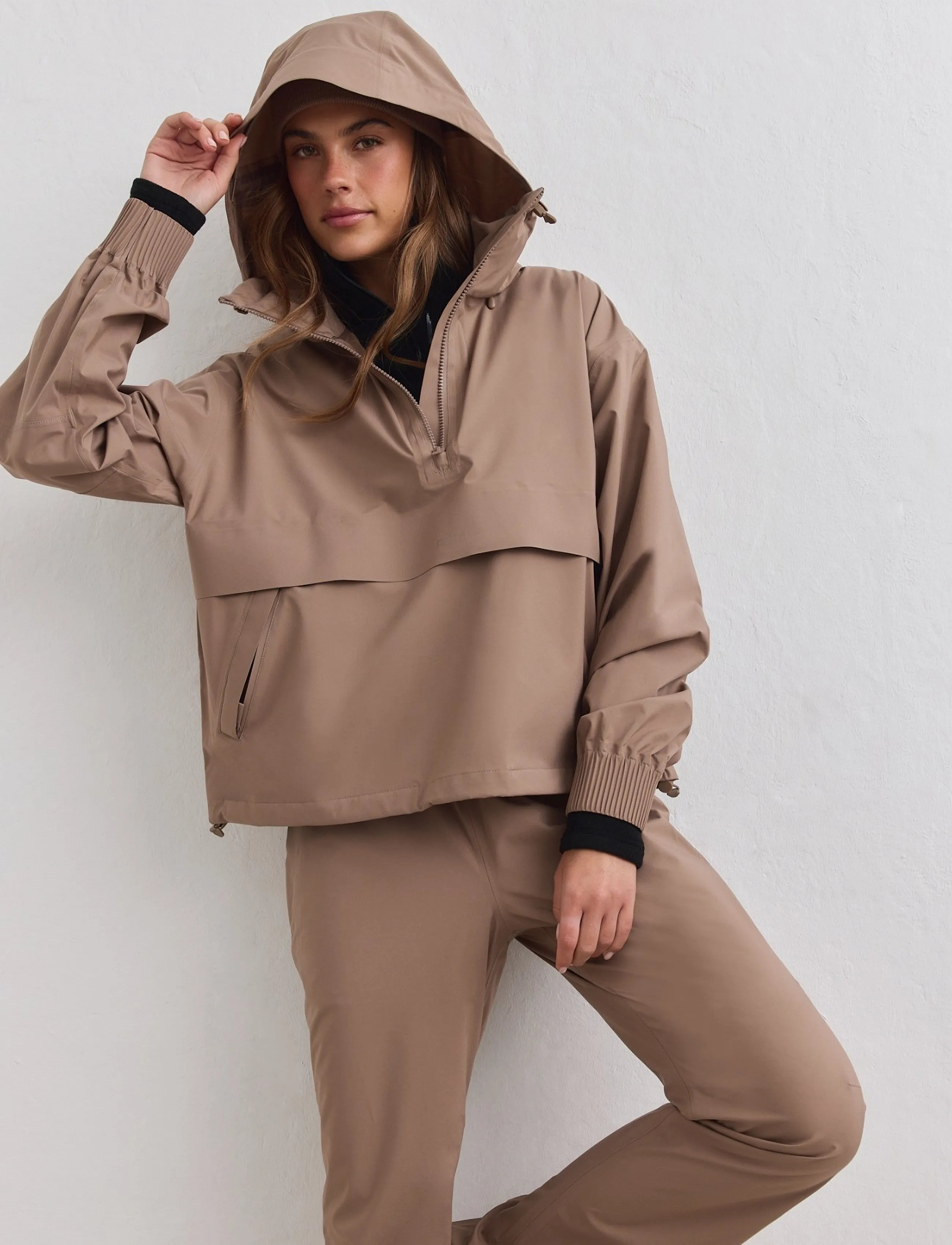Aimn Waterproof Stretch Anorak windbreakerjackor dam – bild 8