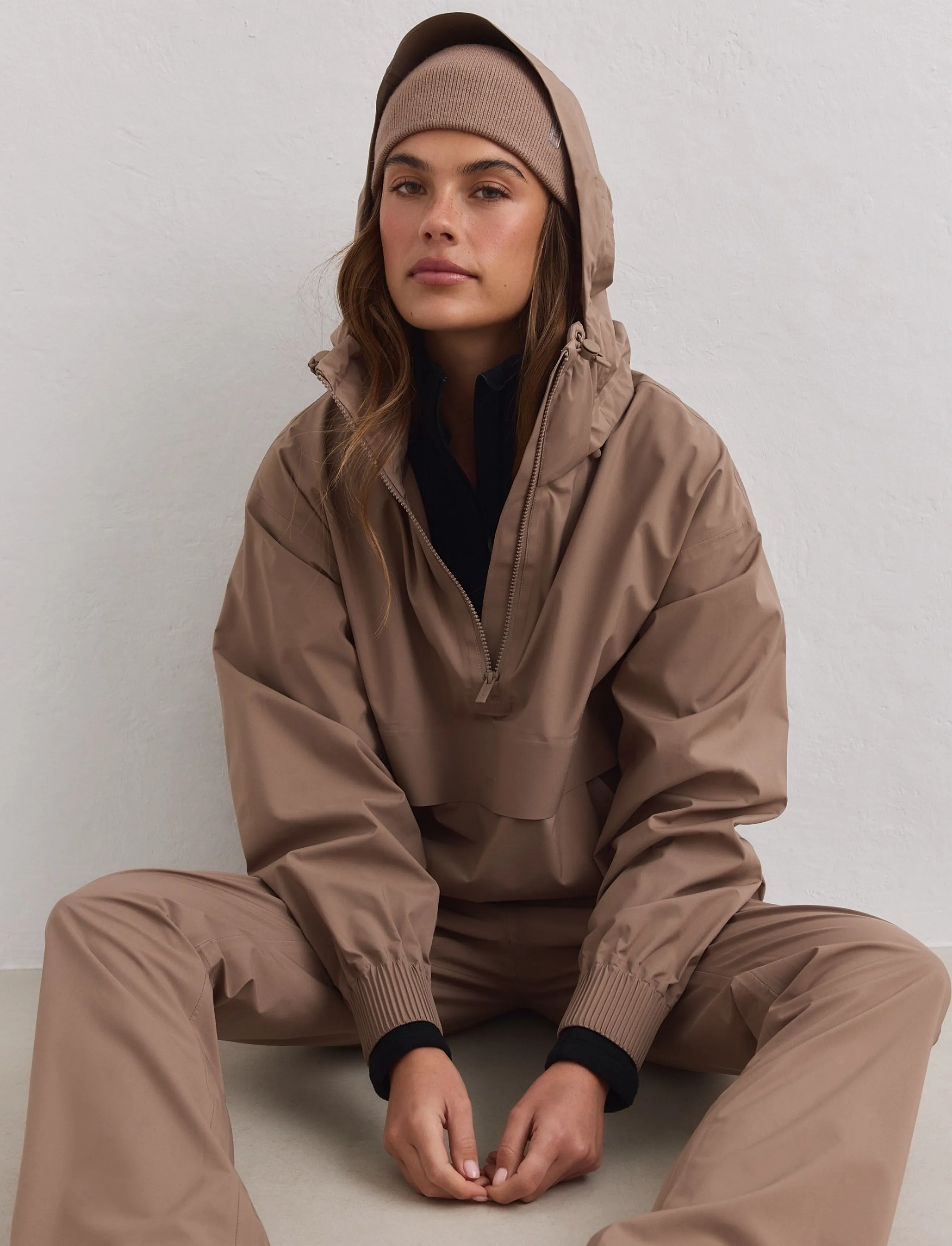 Aimn Waterproof Stretch Anorak windbreakerjackor dam – bild 9