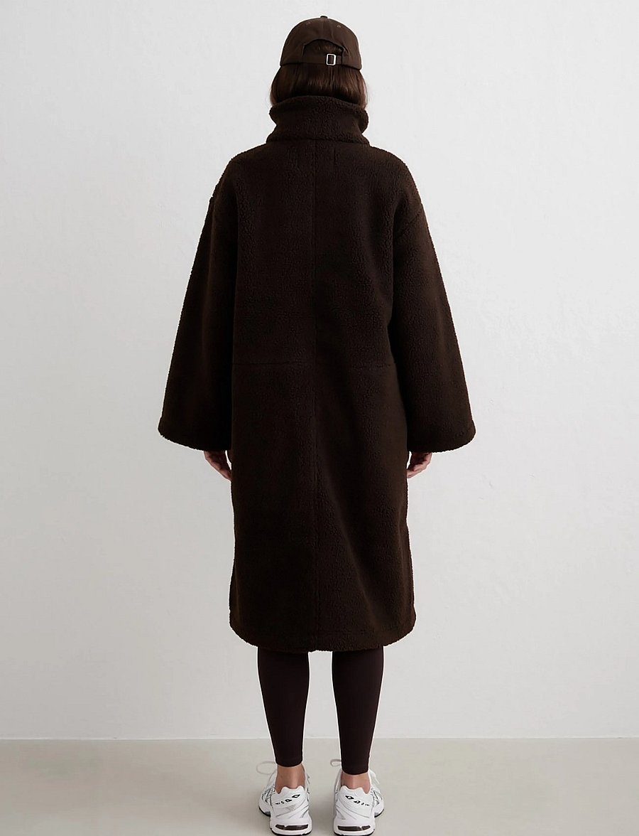 aim´n - Pile Coat - outdoor jackets - chocolate - 0