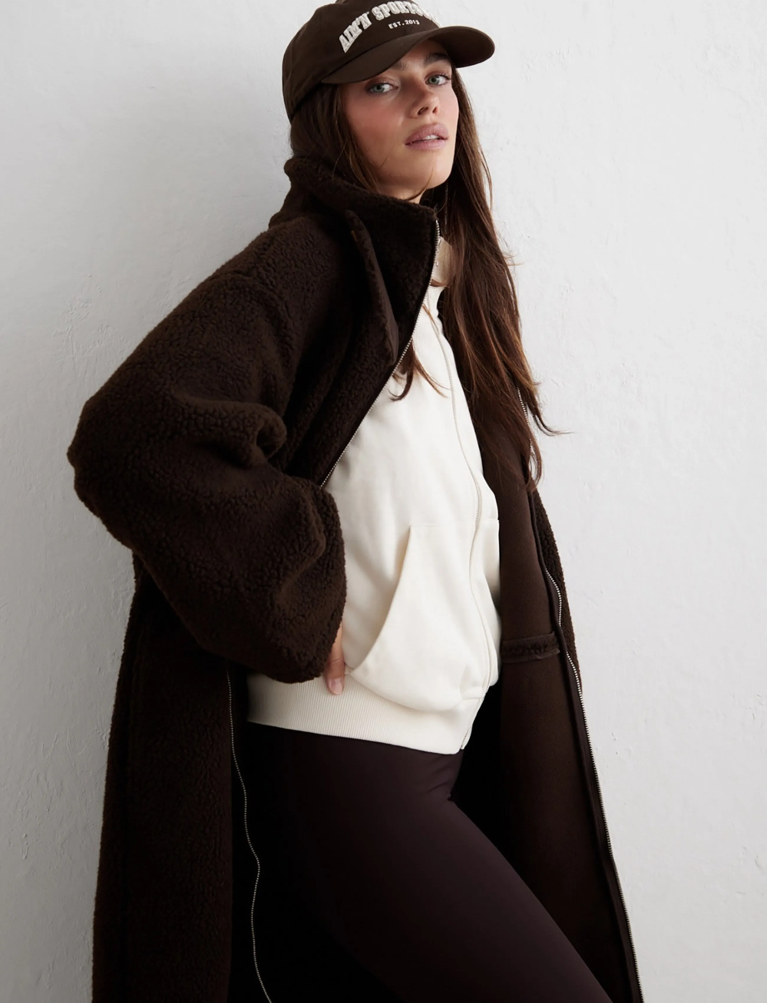 aim´n - Pile Coat - outdoor jackets - chocolate - 4