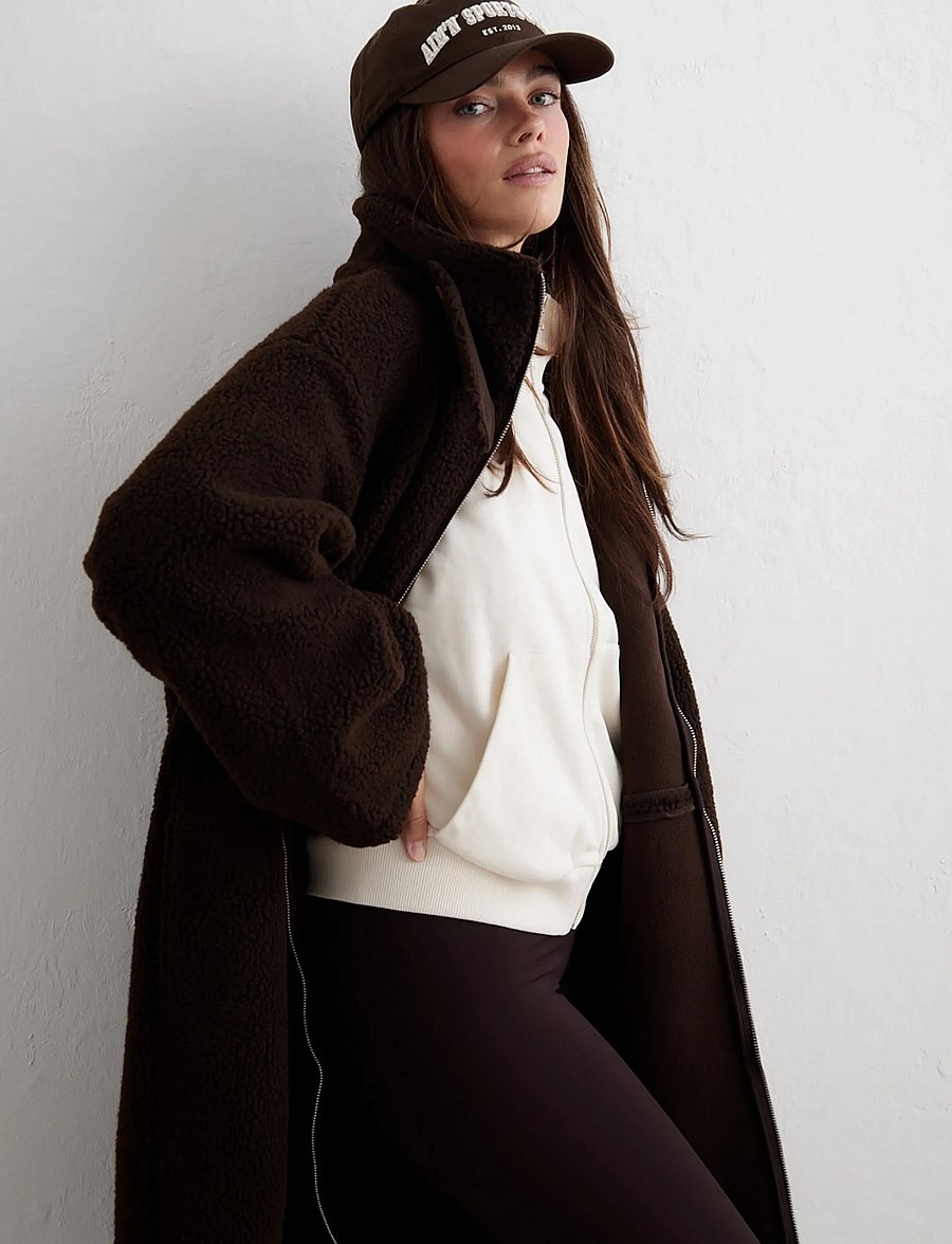 aim´n - Pile Coat - outdoor jackets - chocolate - 4