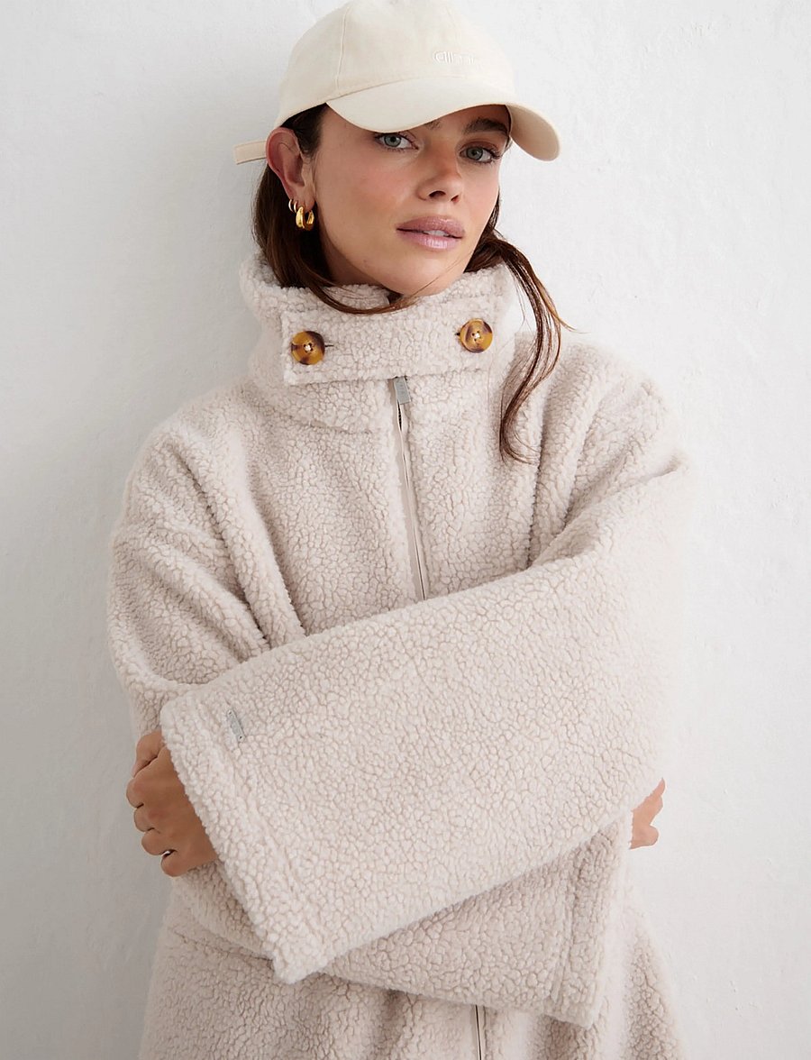 aim´n - Pile Coat - lauko striukės - sand - 3