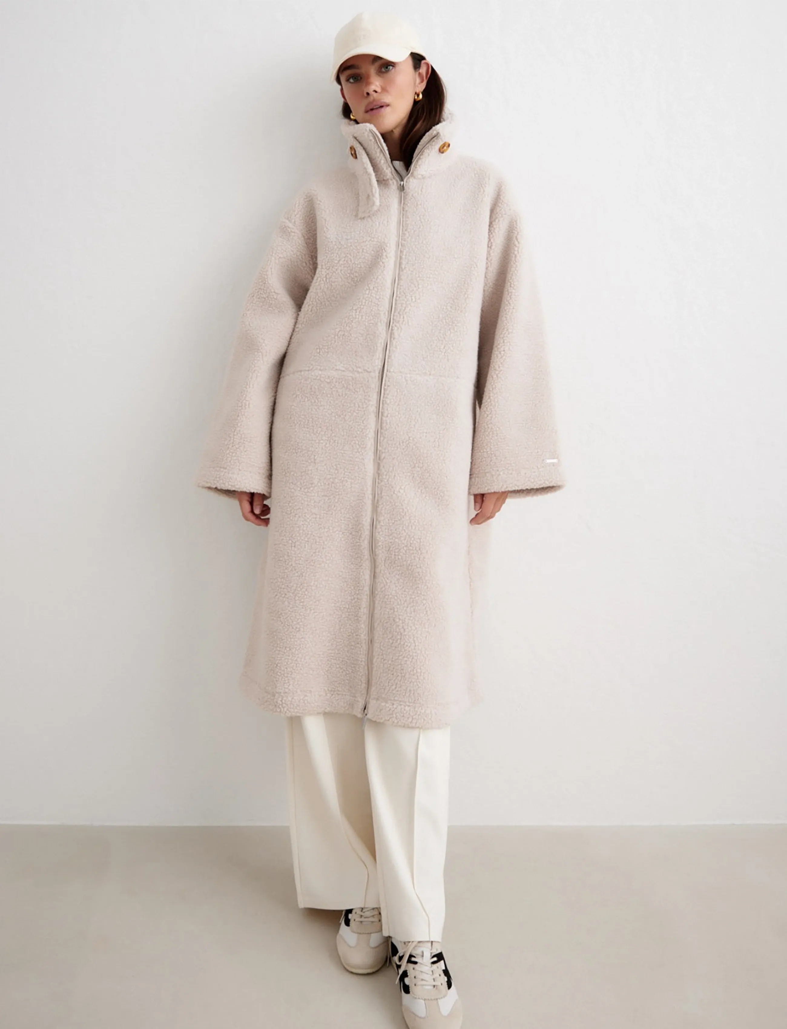 aim´n - Pile Coat - lauko striukės - sand - 4
