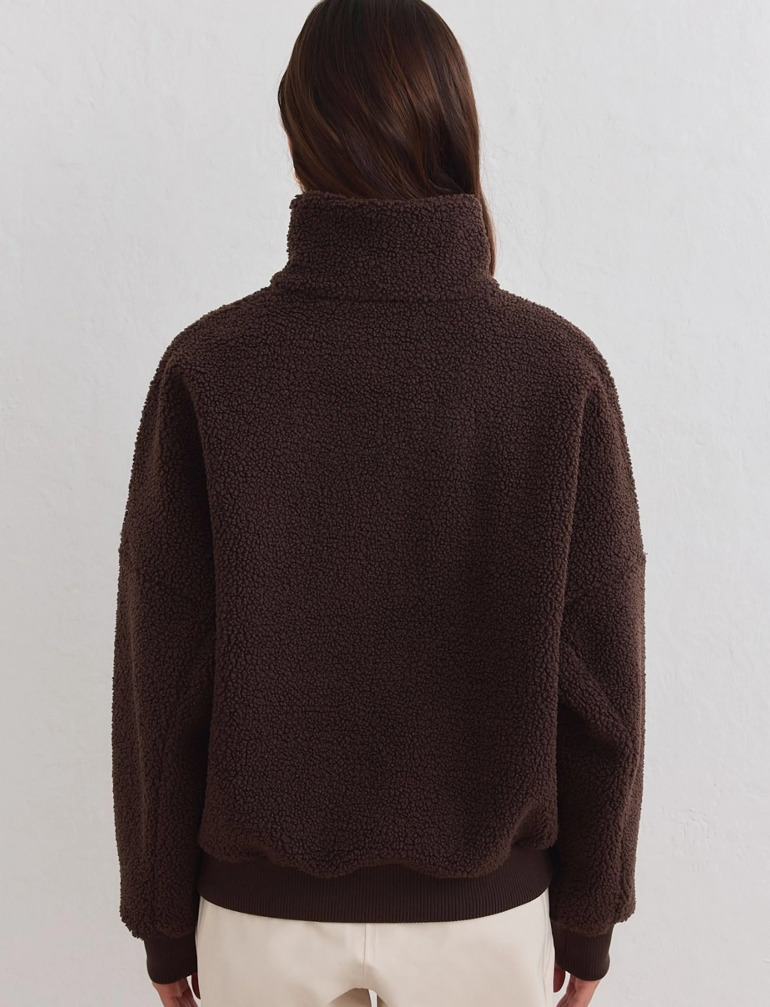 aim´n - Pile Half Zip - chocolate - 3