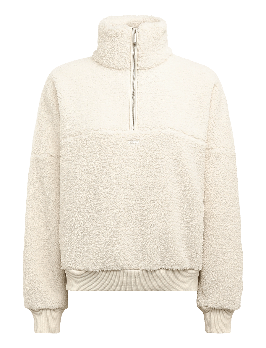 aim´n - Pile Half Zip - overdele - cream - 1
