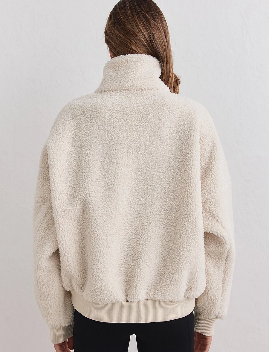 aim´n - Pile Half Zip - overdele - cream - 3
